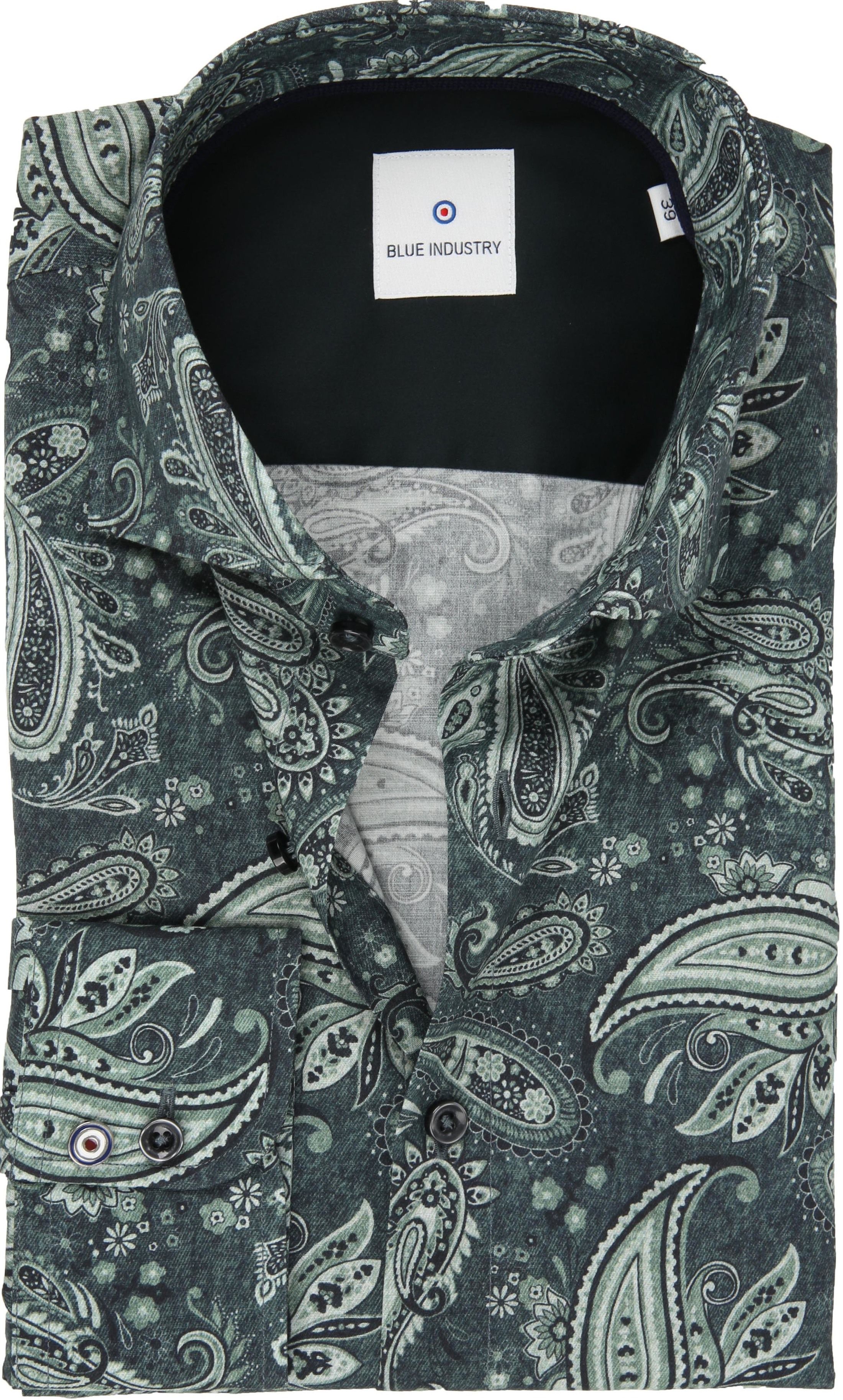 Blue Industry Hemd Paisley Grün 2165.22 Green kaufen | Suitable