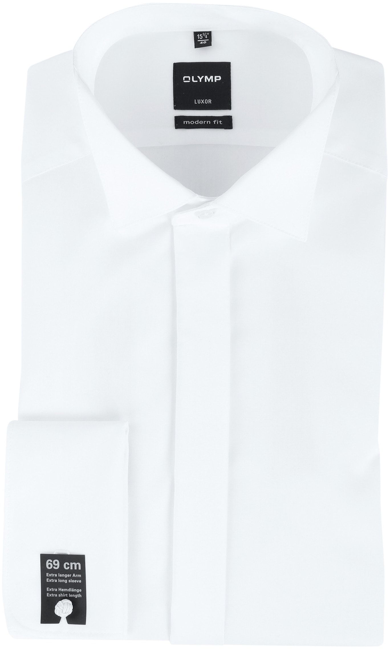 OLYMP Chemise de smoking Luxor Coupe Moderne ML7 Blanc taille 42