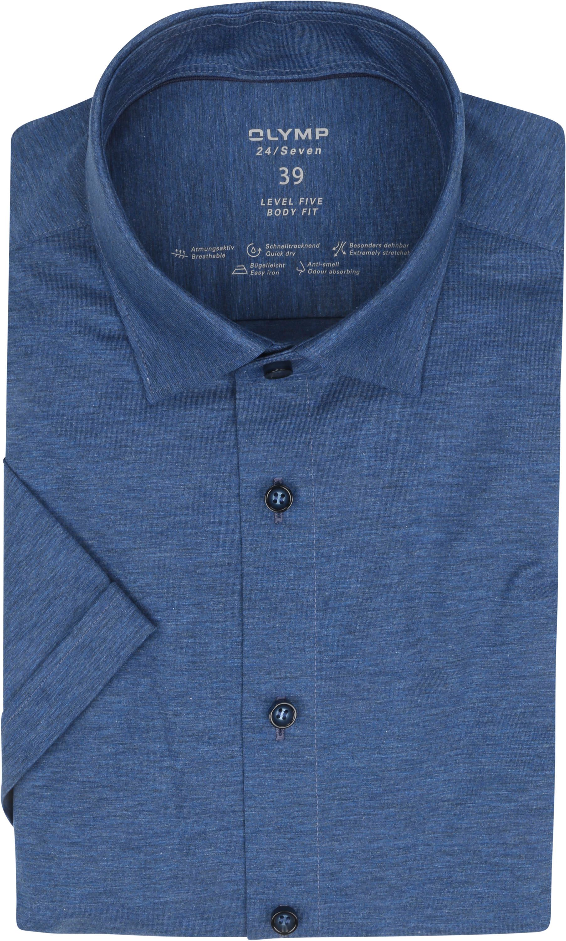OLYMP Lvl 5 24/Seven Shirt Dark Blue Dark Blue size 15