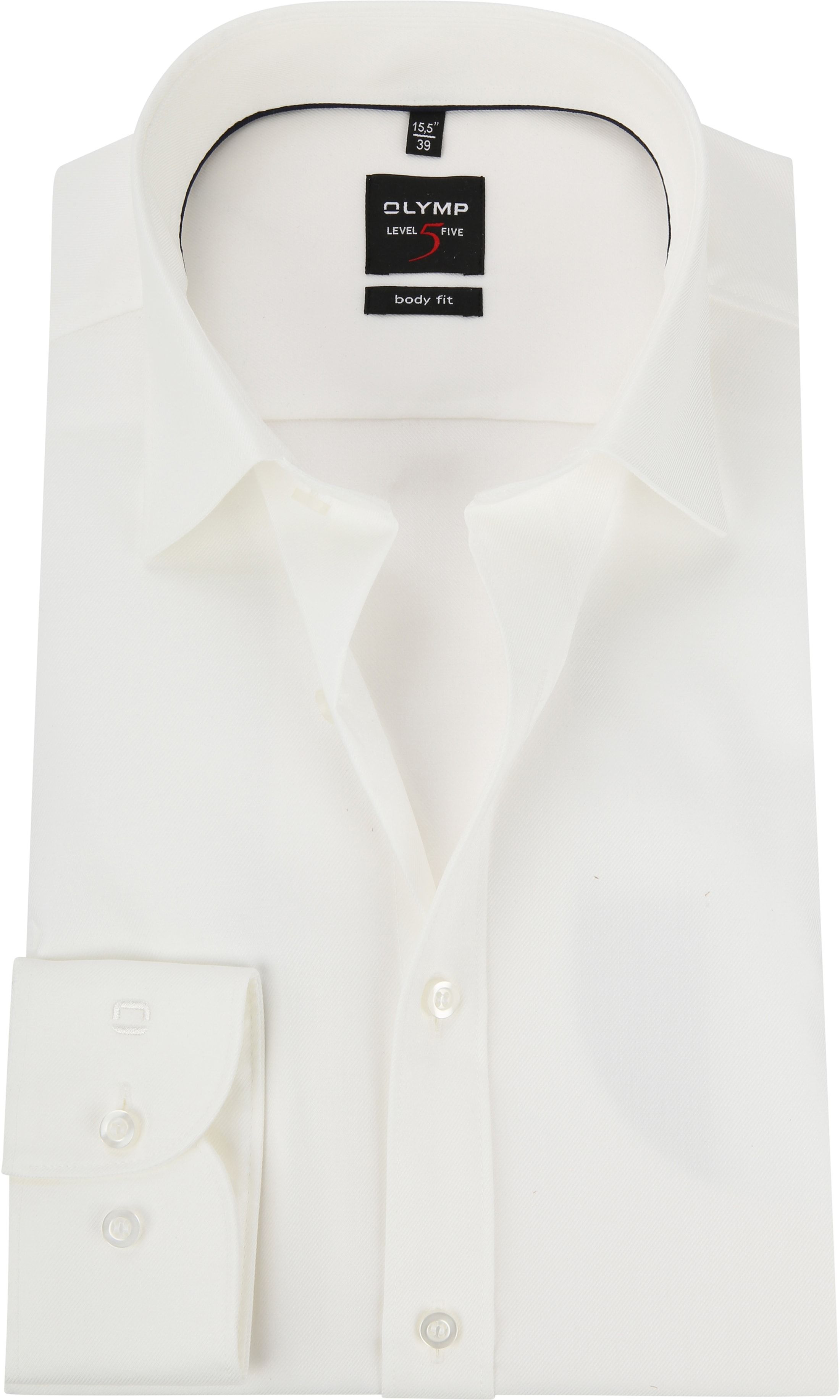 OLYMP Chemise Level 5 Coupe Slim Blanc Cassé Blanc cassé taille 42