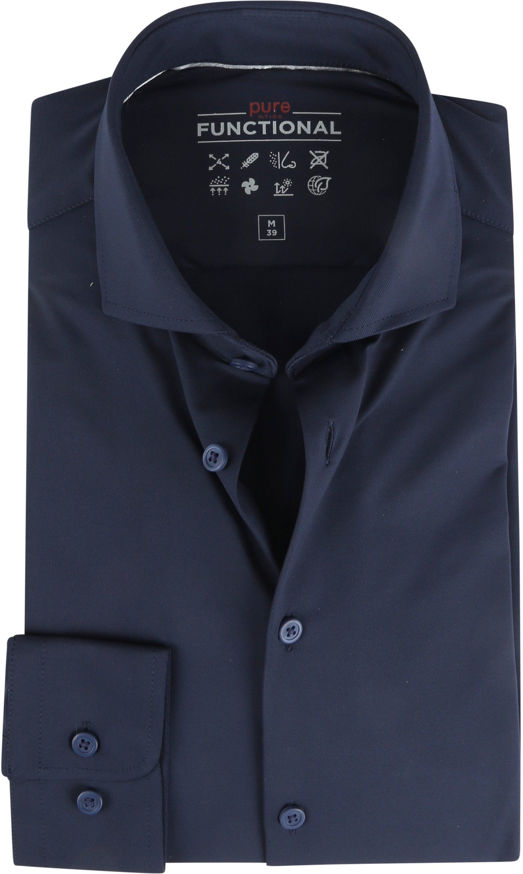 Pure Shirt Functional Dark Dark Blue Blue size 15