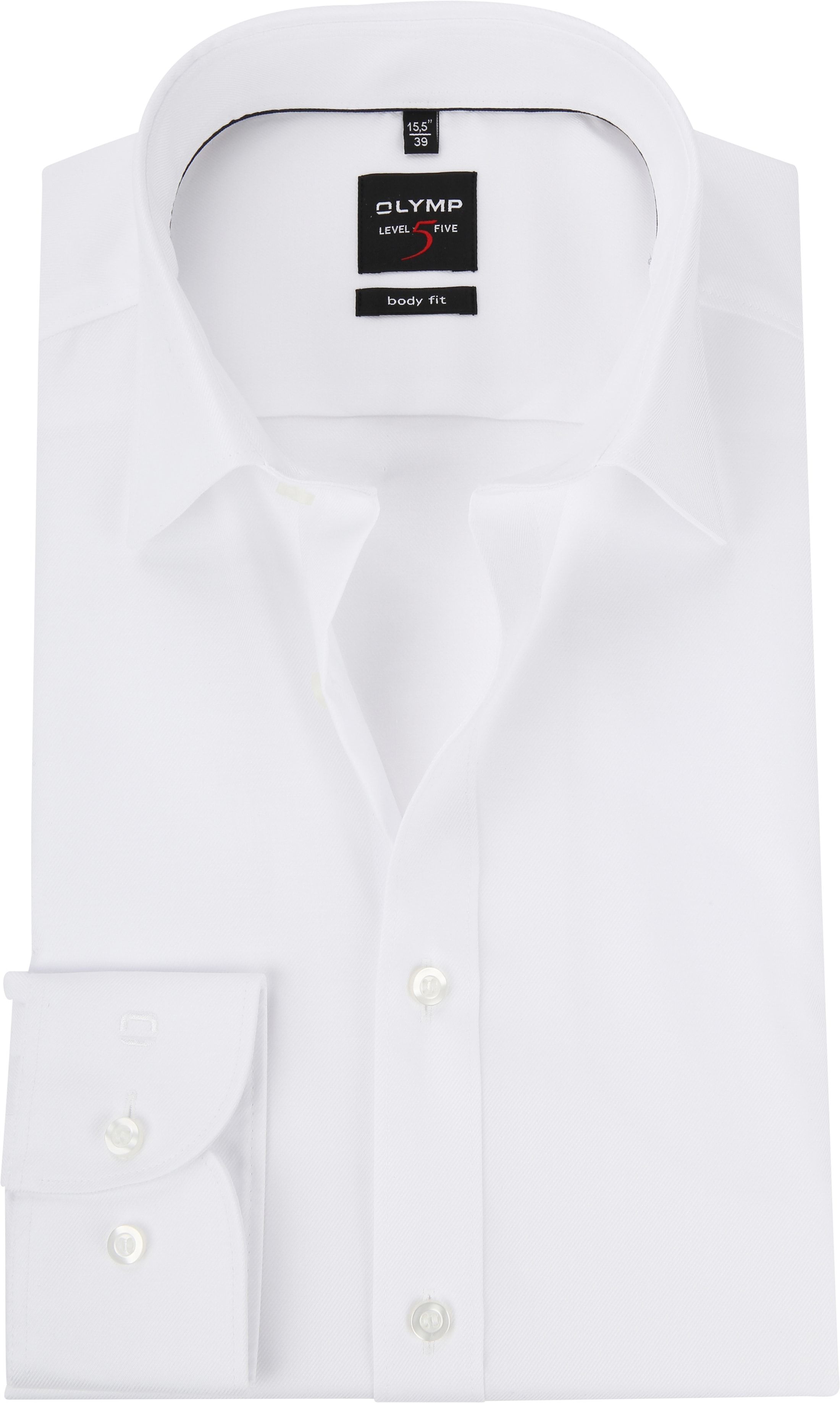 OLYMP Level 5 Body Fit Shirt White Twill 076364-00 order online | Suitable