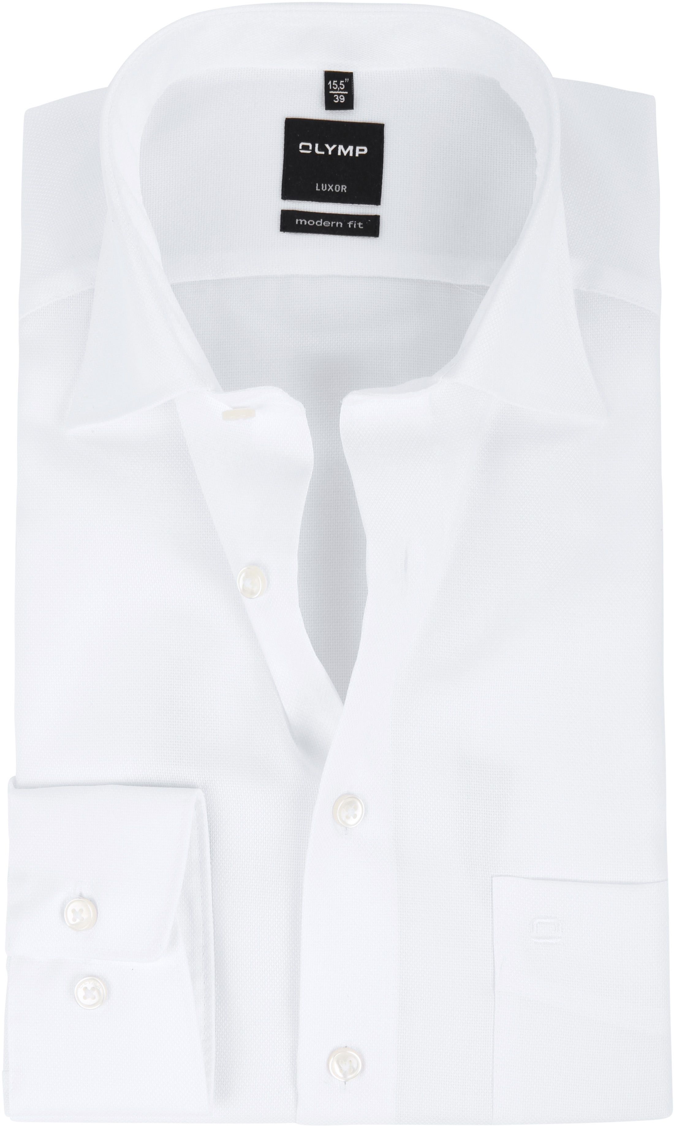 OLYMP Luxor Hemd Modern Fit Weiß 039064-00