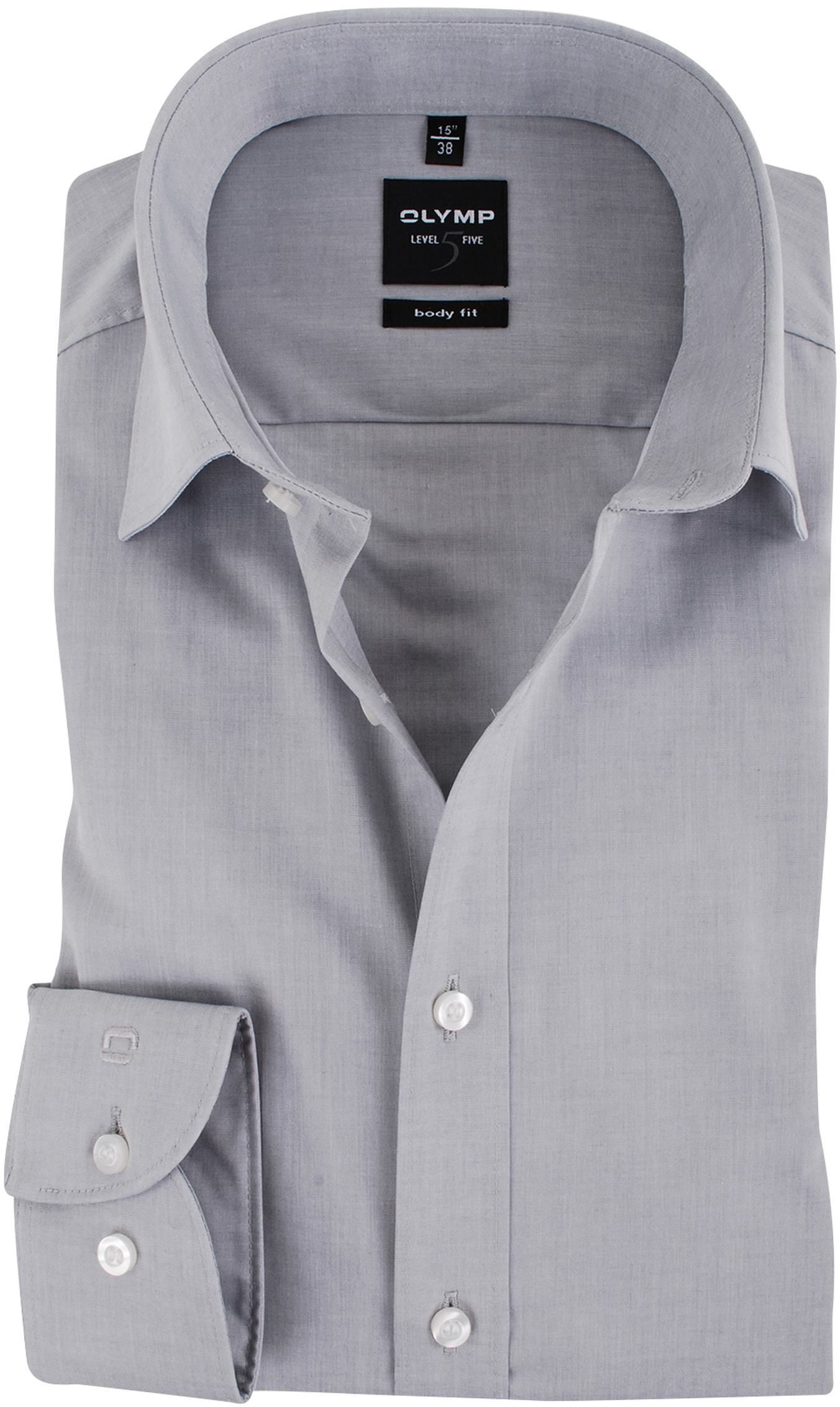 Olymp Shirt Body-Fit Grey 208064-60