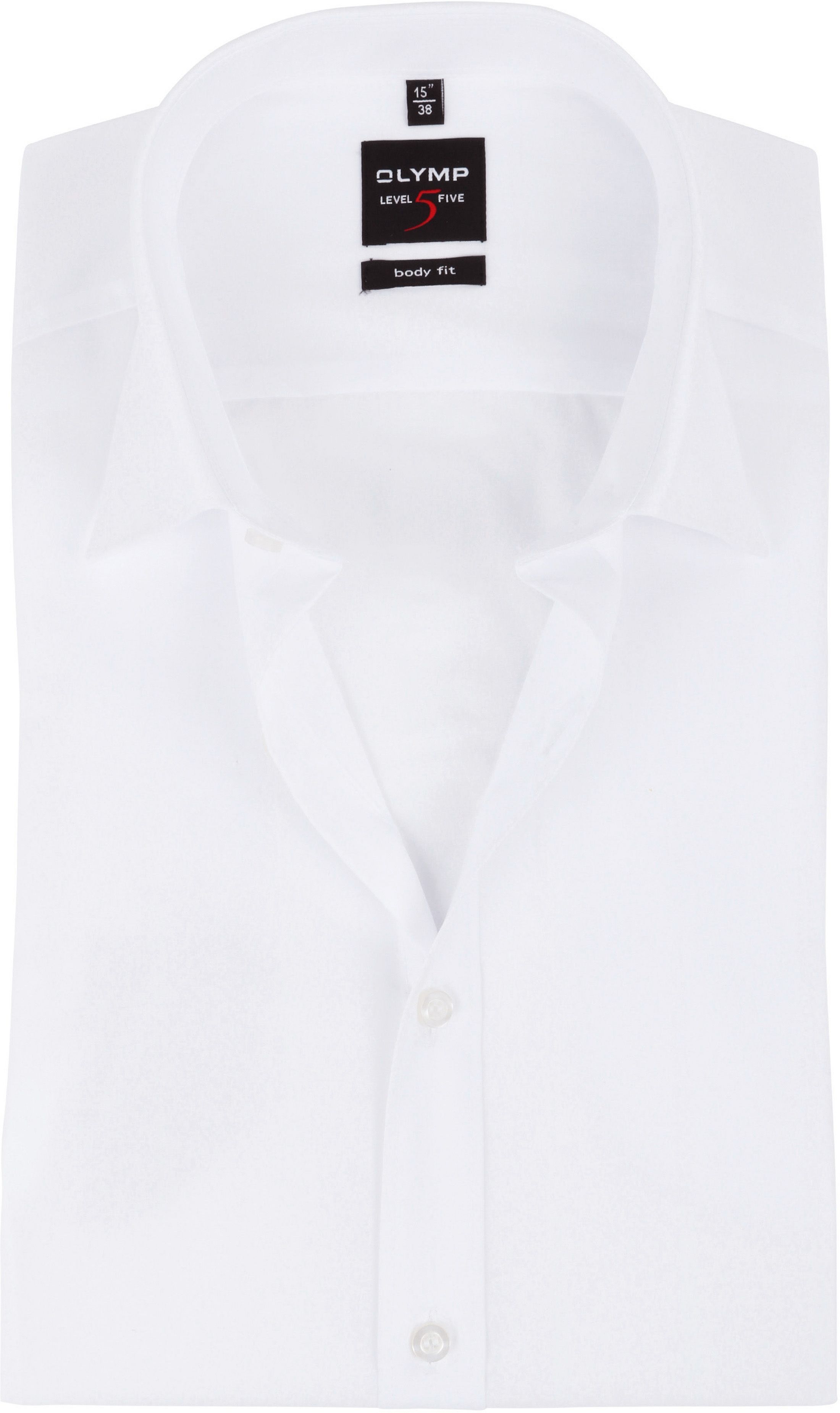 OLYMP Chemise Level 5 Manche Courte Blanc taille 38