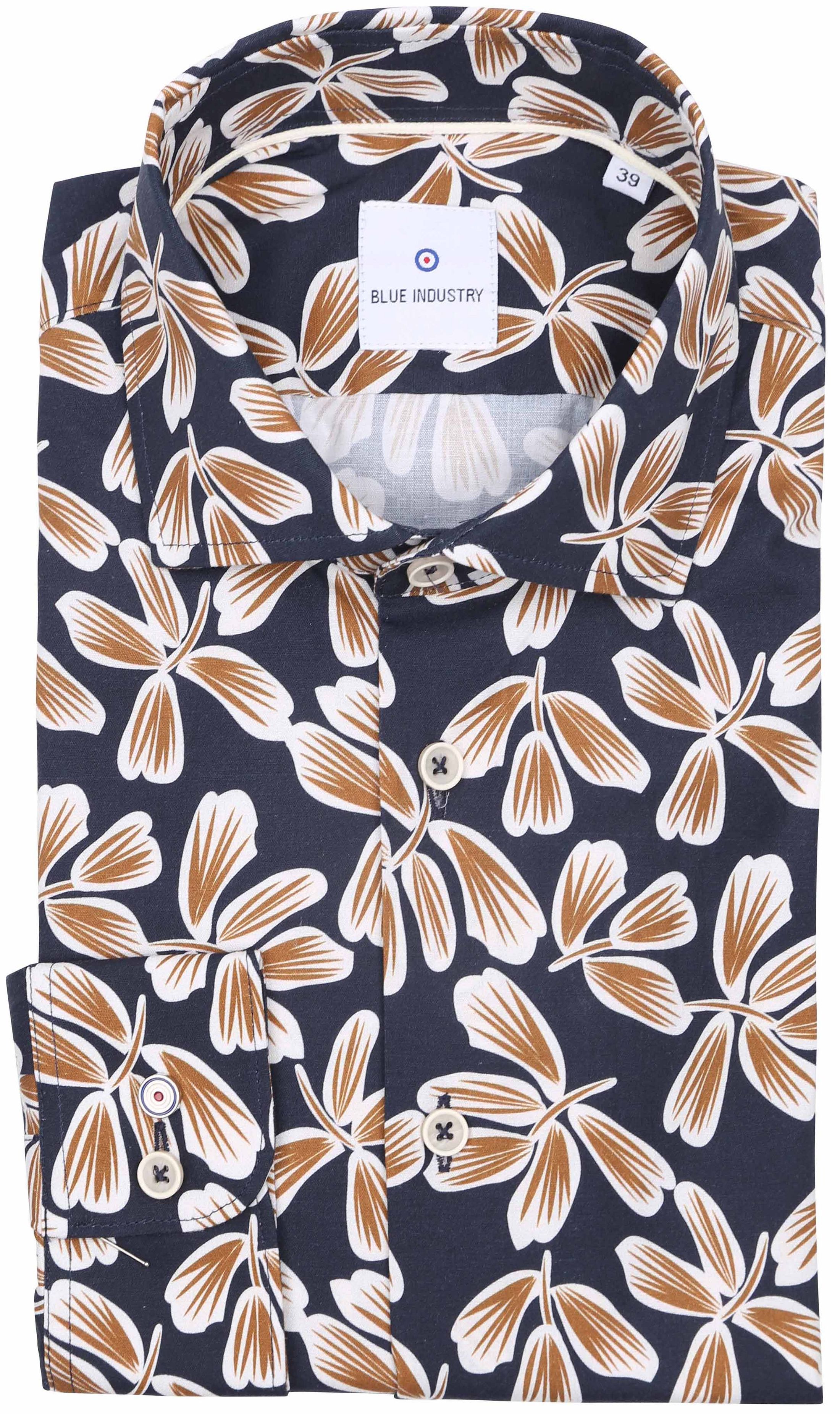 Blue Industry Shirt Print Dark Blue order online | 3104.32-navy | Suitable Lithuania