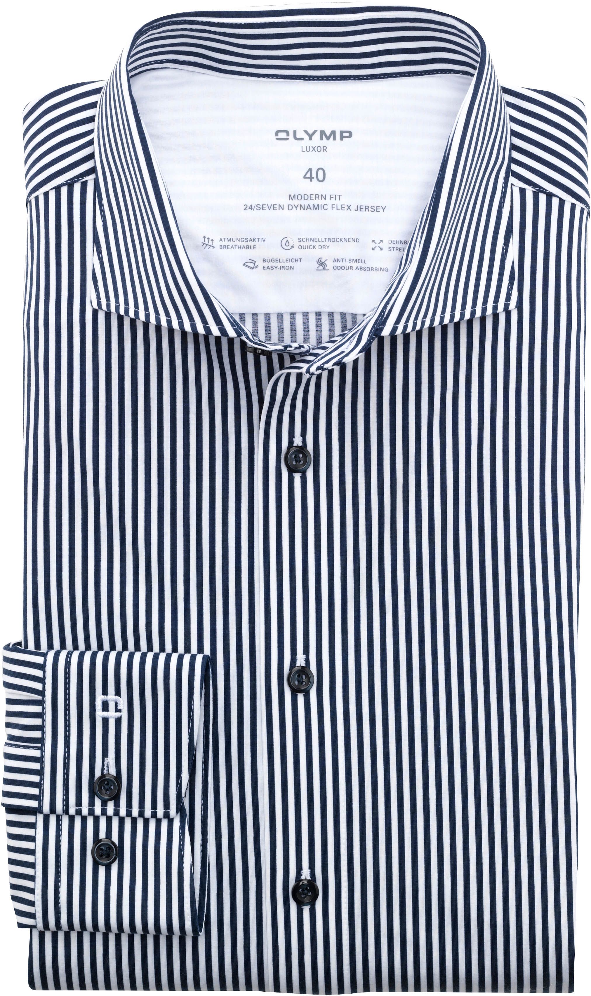 OLYMP Luxor Hemd Streifen Navy 123284-18 kaufen | Suitable