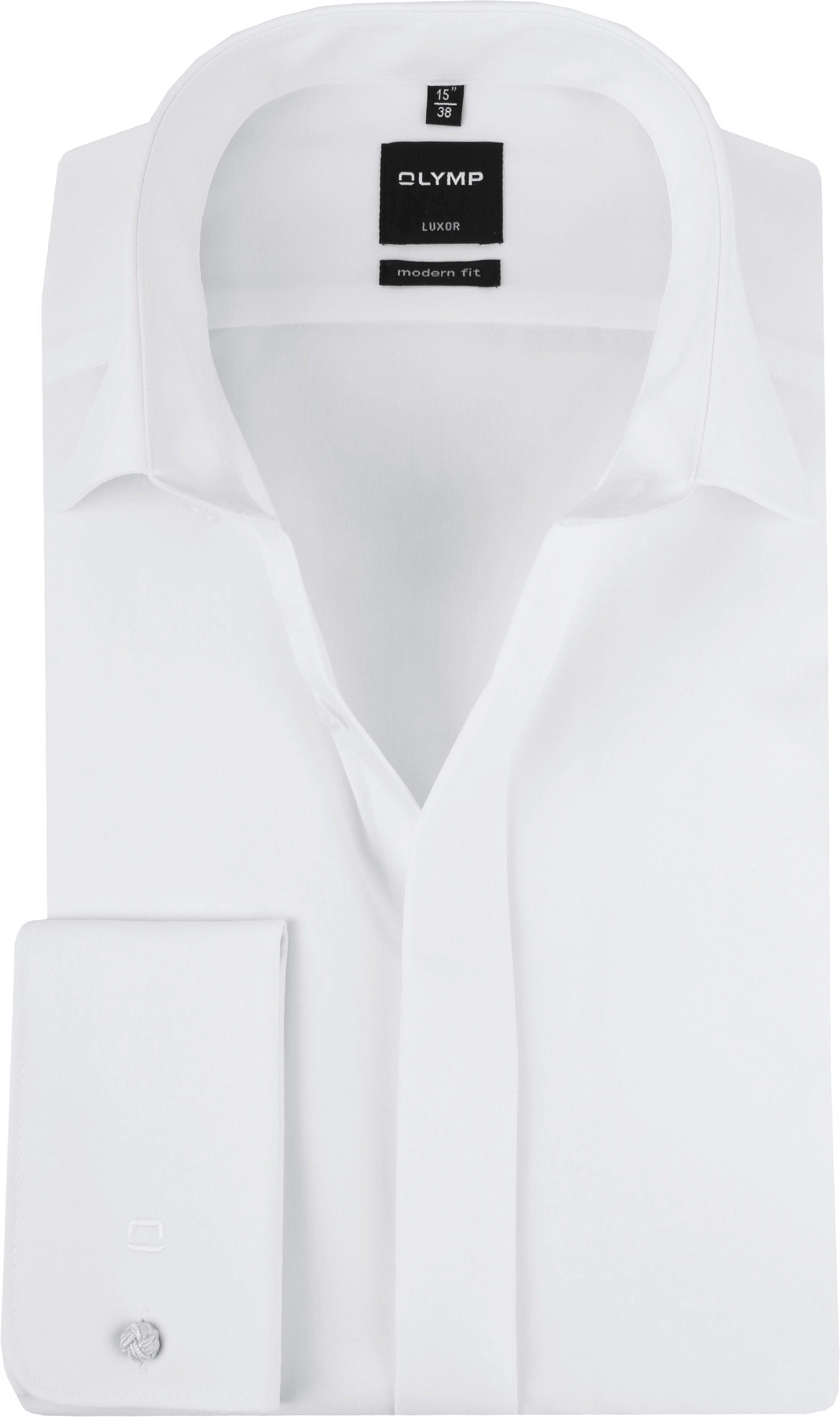 OLYMP Chemise de smoking Luxor Manche 7 Coupe Moderne Blanc taille 37