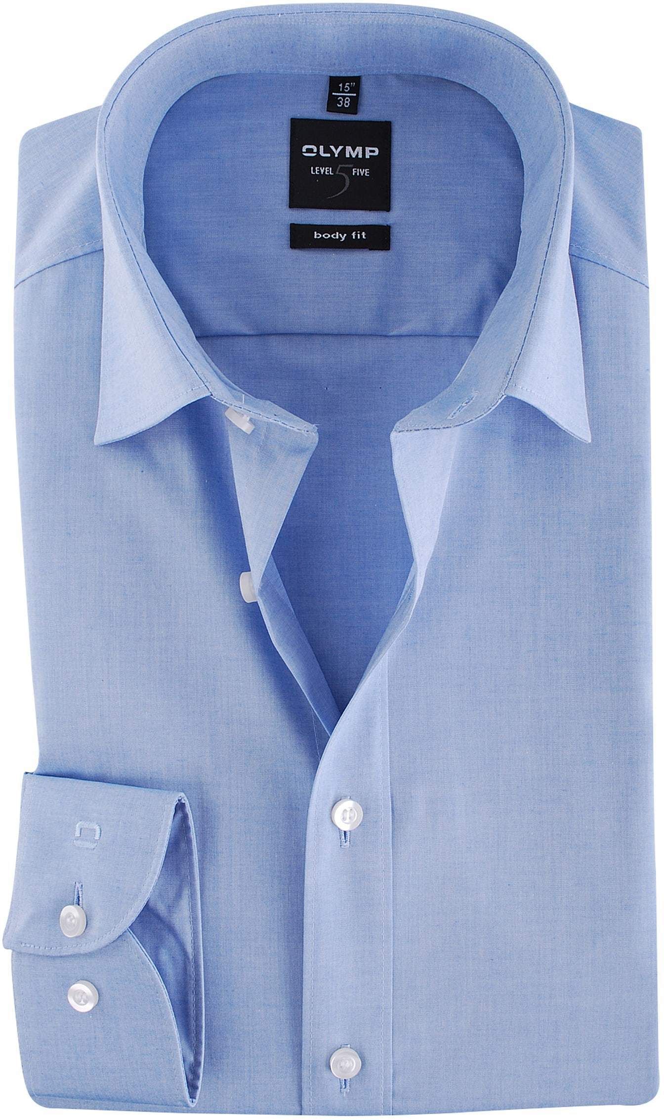 Olymp Level Five Shirt Body-Fit Blue 208064-19