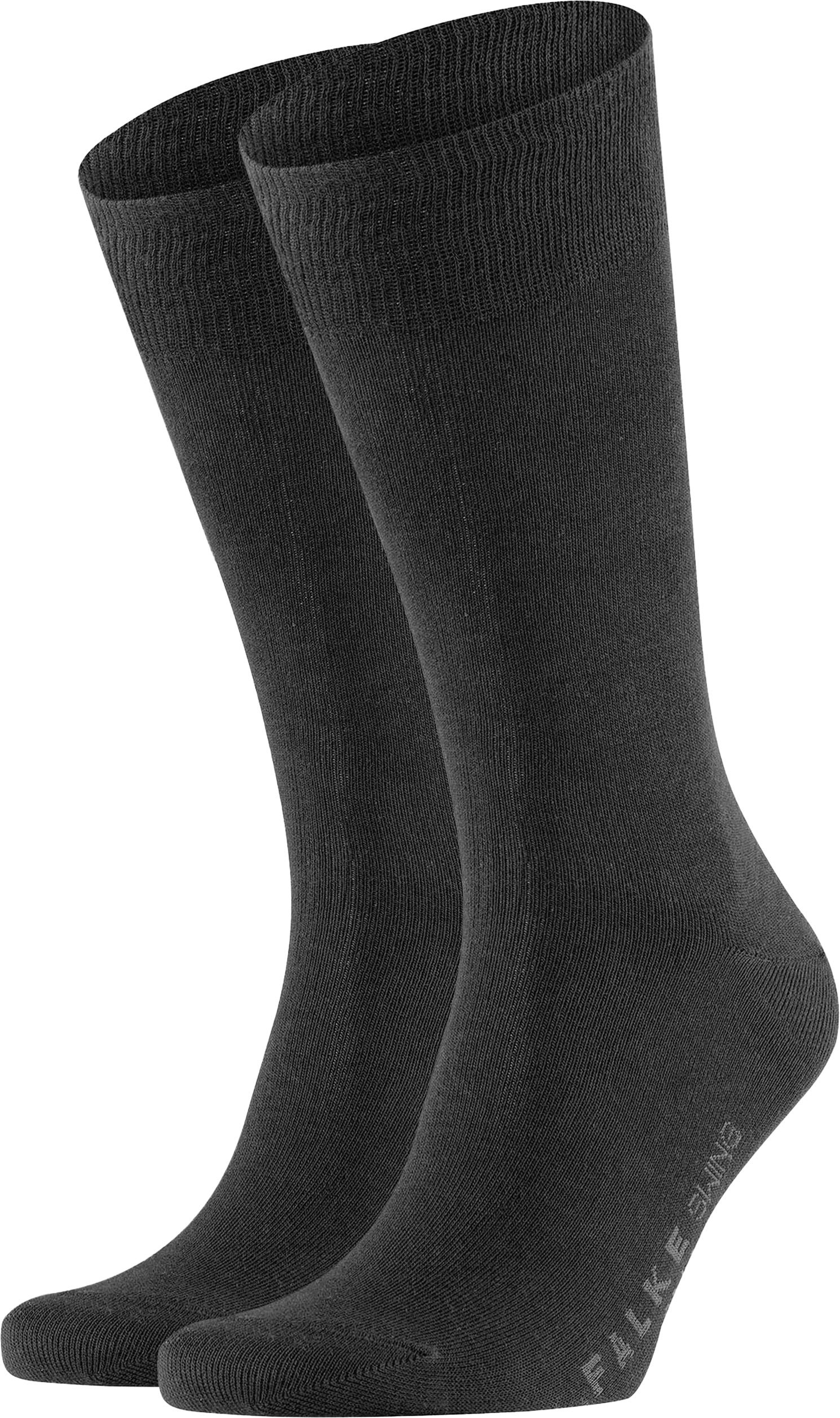 Falke Swing Socks 2-Pack Dark Grey 14633 order online | Suitable