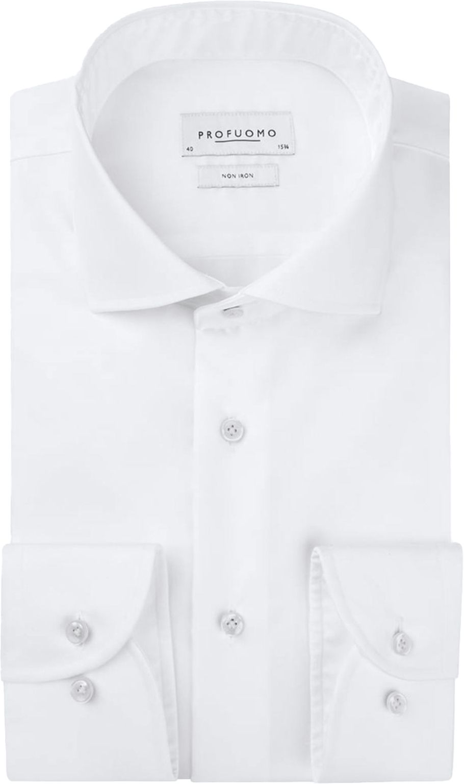 Profuomo Hemd Extra Lange Ärmel Cutaway Weiß PP0H0A015