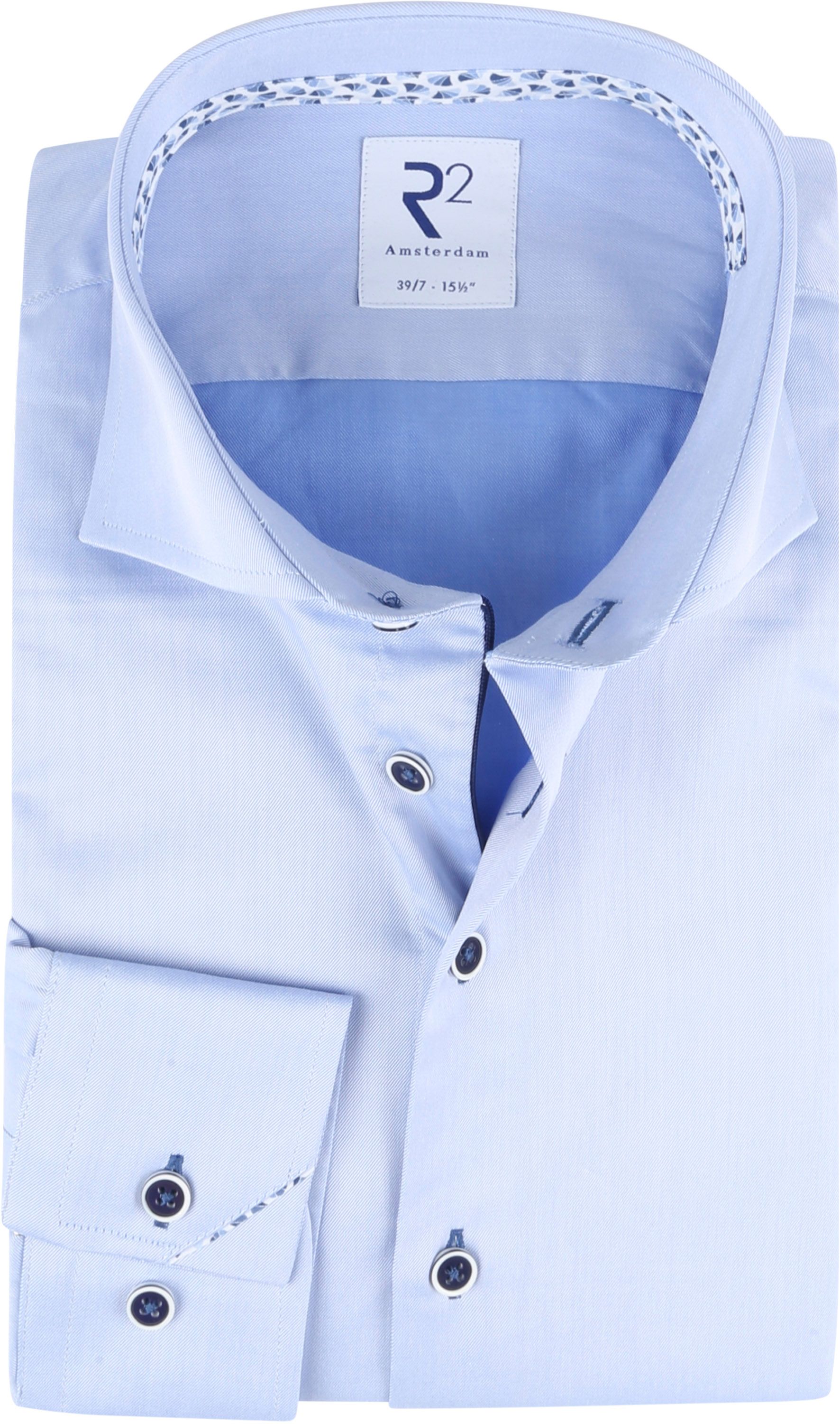 R2 Hemd Extra Long Sleeves Blau kaufen | NOS.TWILL.XLS.002/018 | Suitable