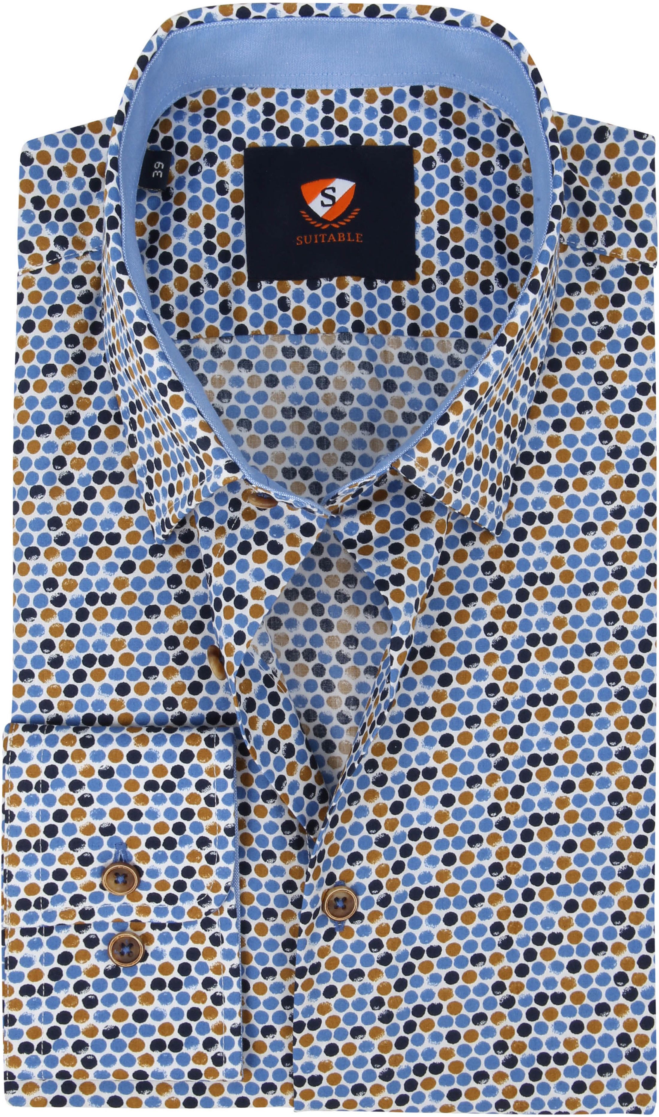 Suitable Chemise Pois Multicoloré taille 39