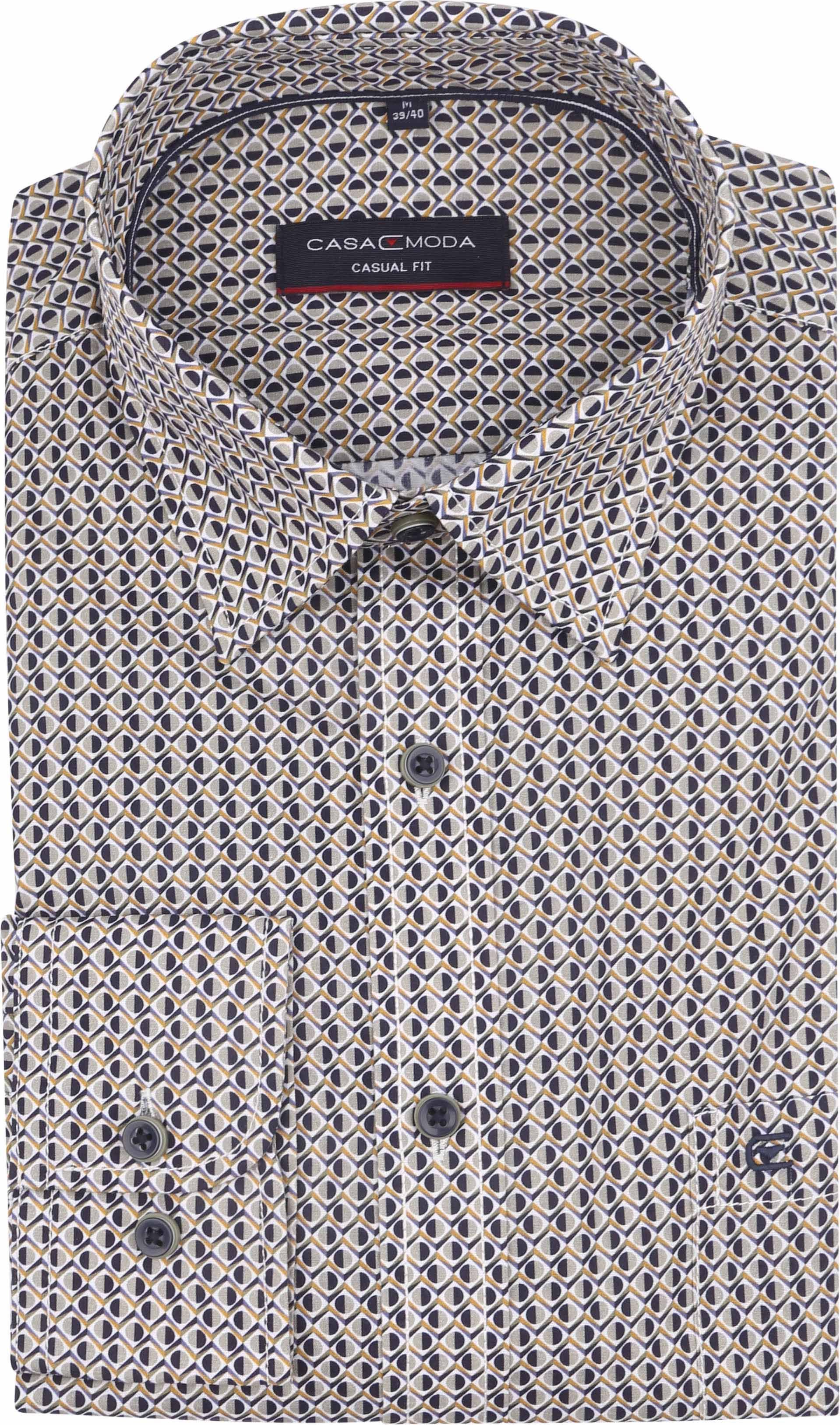 Casa Moda Casual Shirt Print Green 444303900-300 order online | Suitable