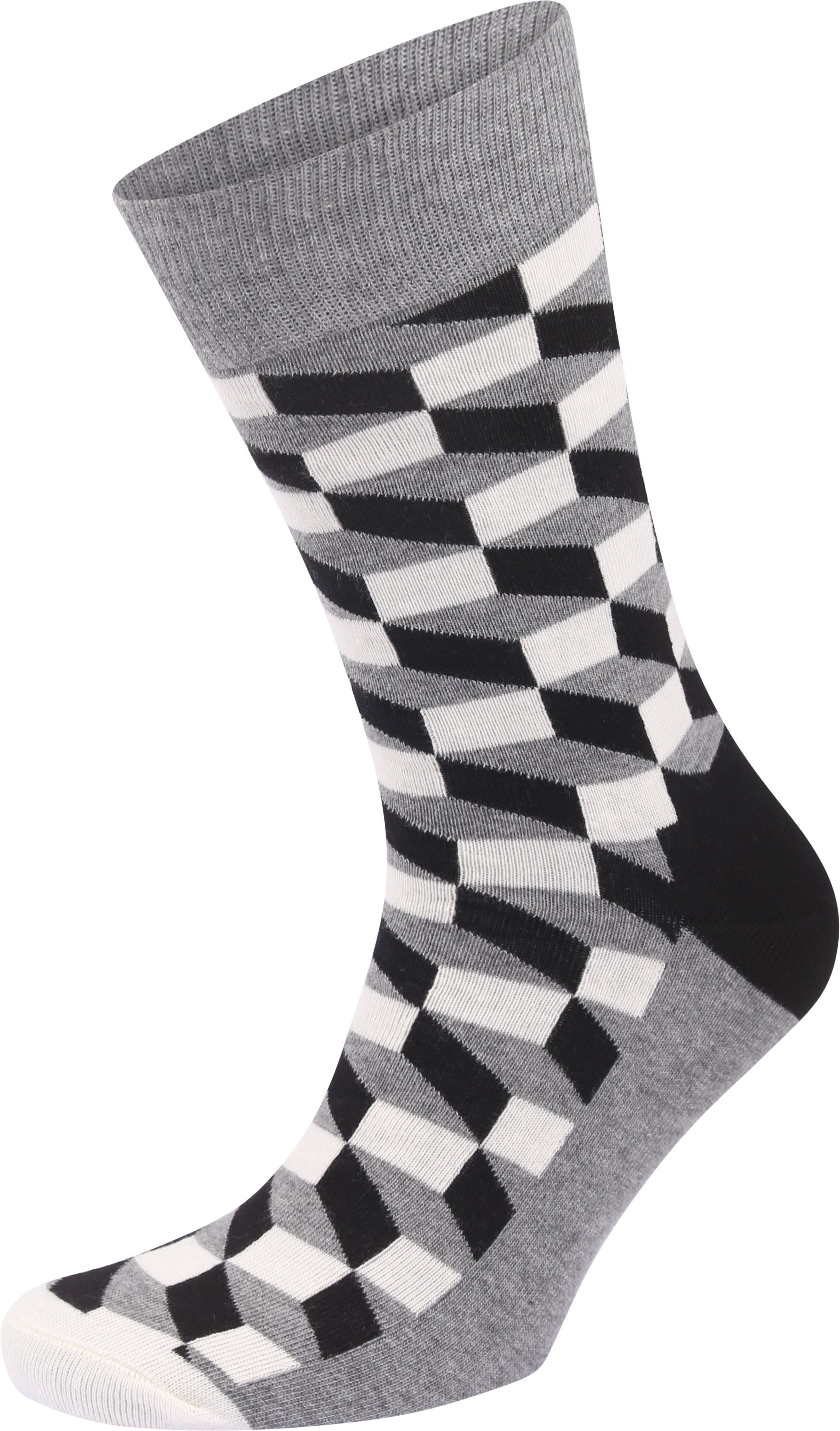 Happy Socks Socks Black Blocks FIO01-9350 order online | Suitable