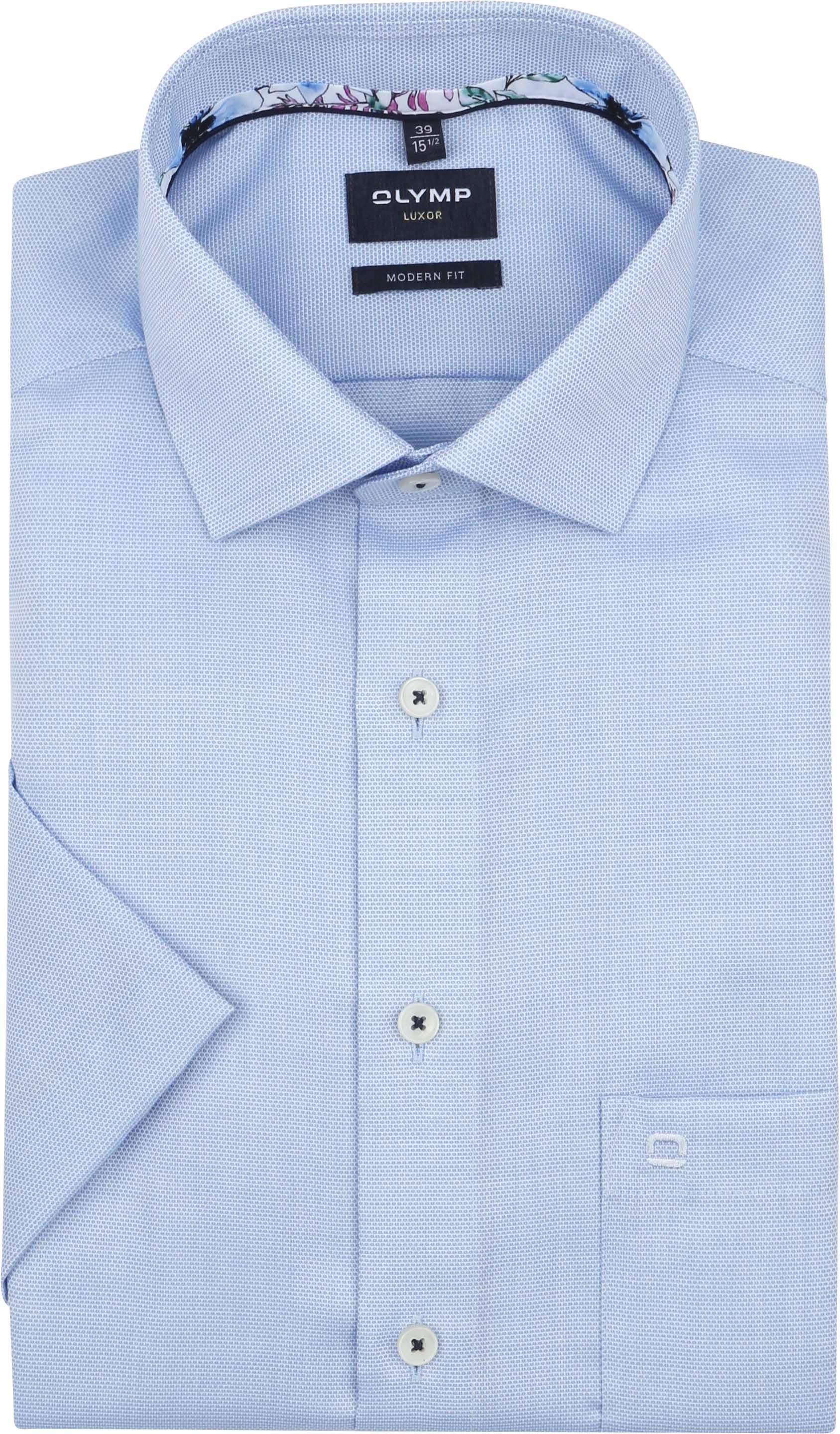 OLYMP Modern-Fit Manches Courtes Bleu commander en ligne | 126572-11 | Suitable Luxembourg