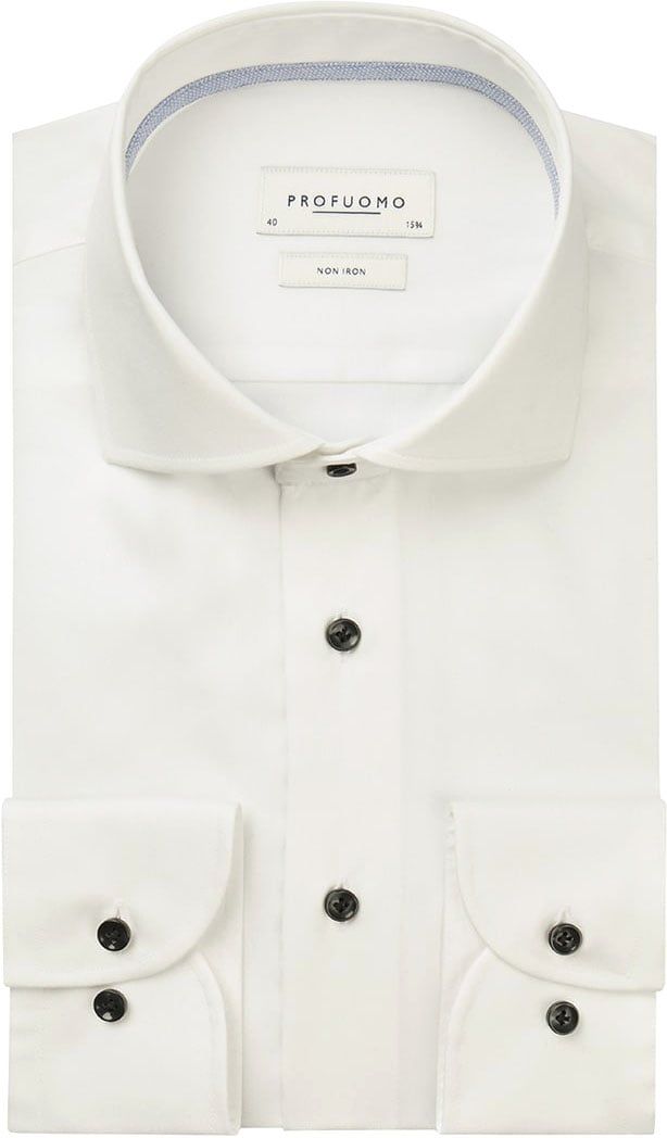 Profuomo Shirt SF White Ironless Blanc taille 39