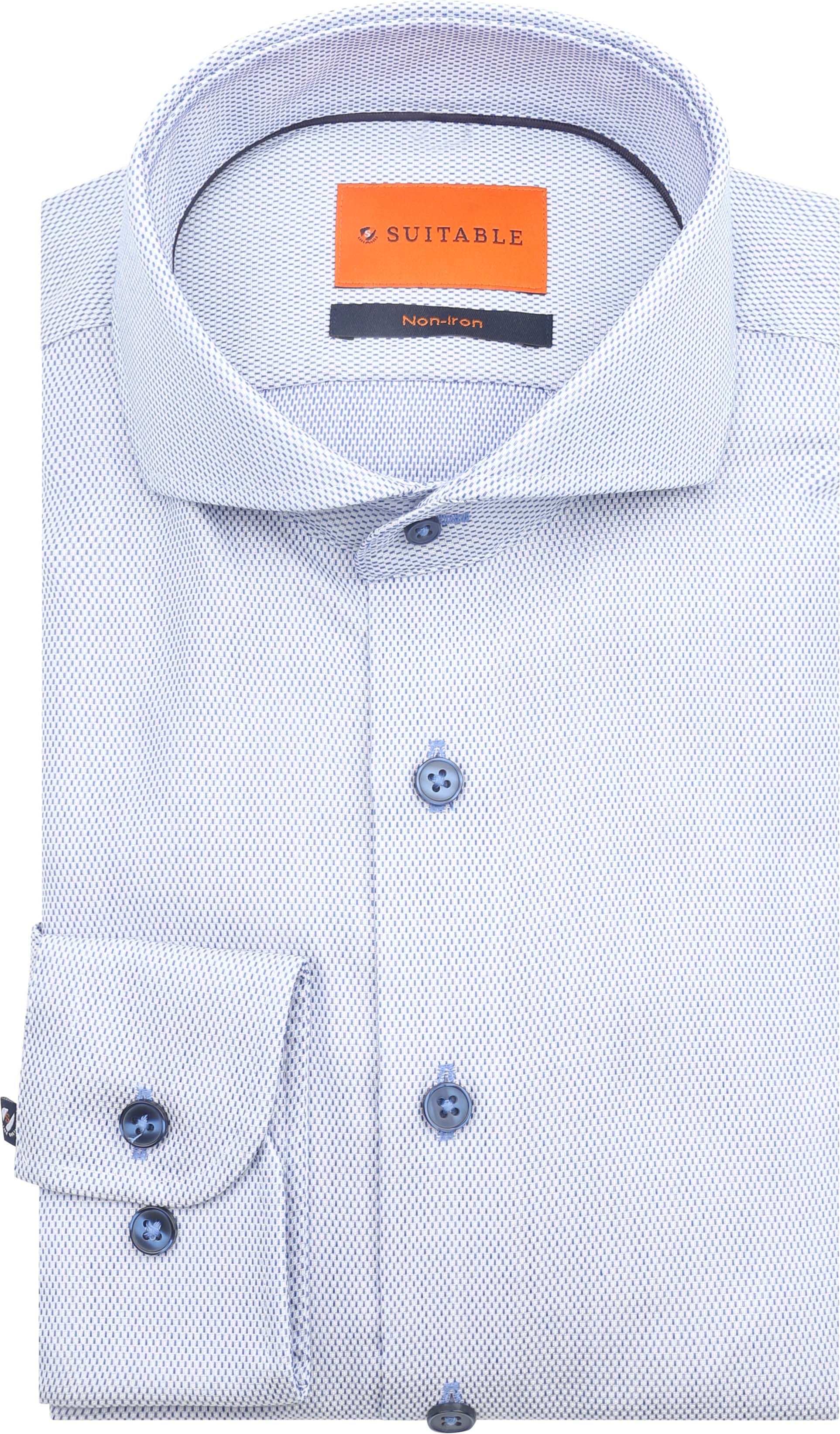 Suitable Hemd Jacquard Luxe Blau kaufen | Suitable