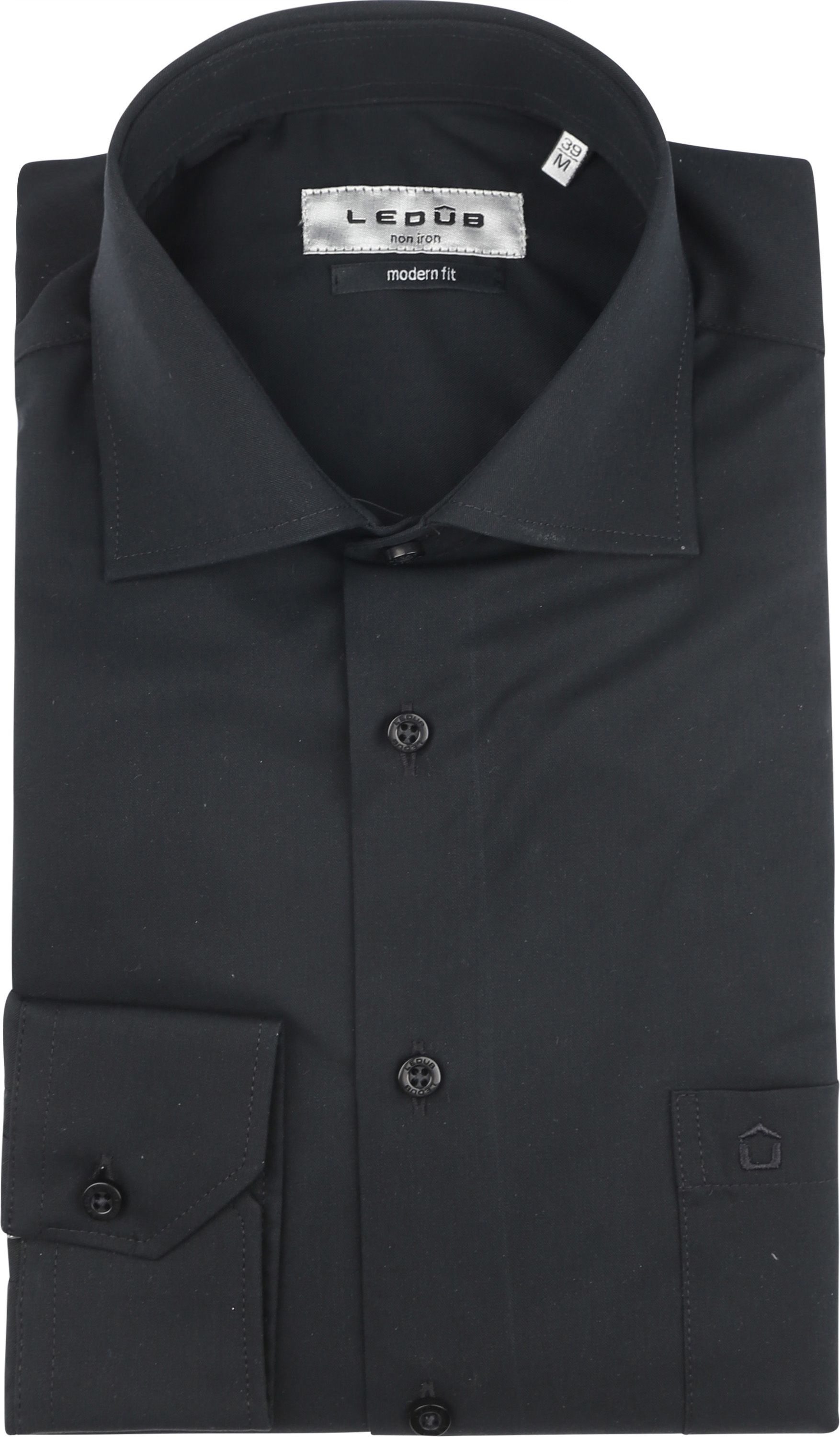 Ledub Shirt Black Chest Pocket  0323508-290000 order online | Suitable
