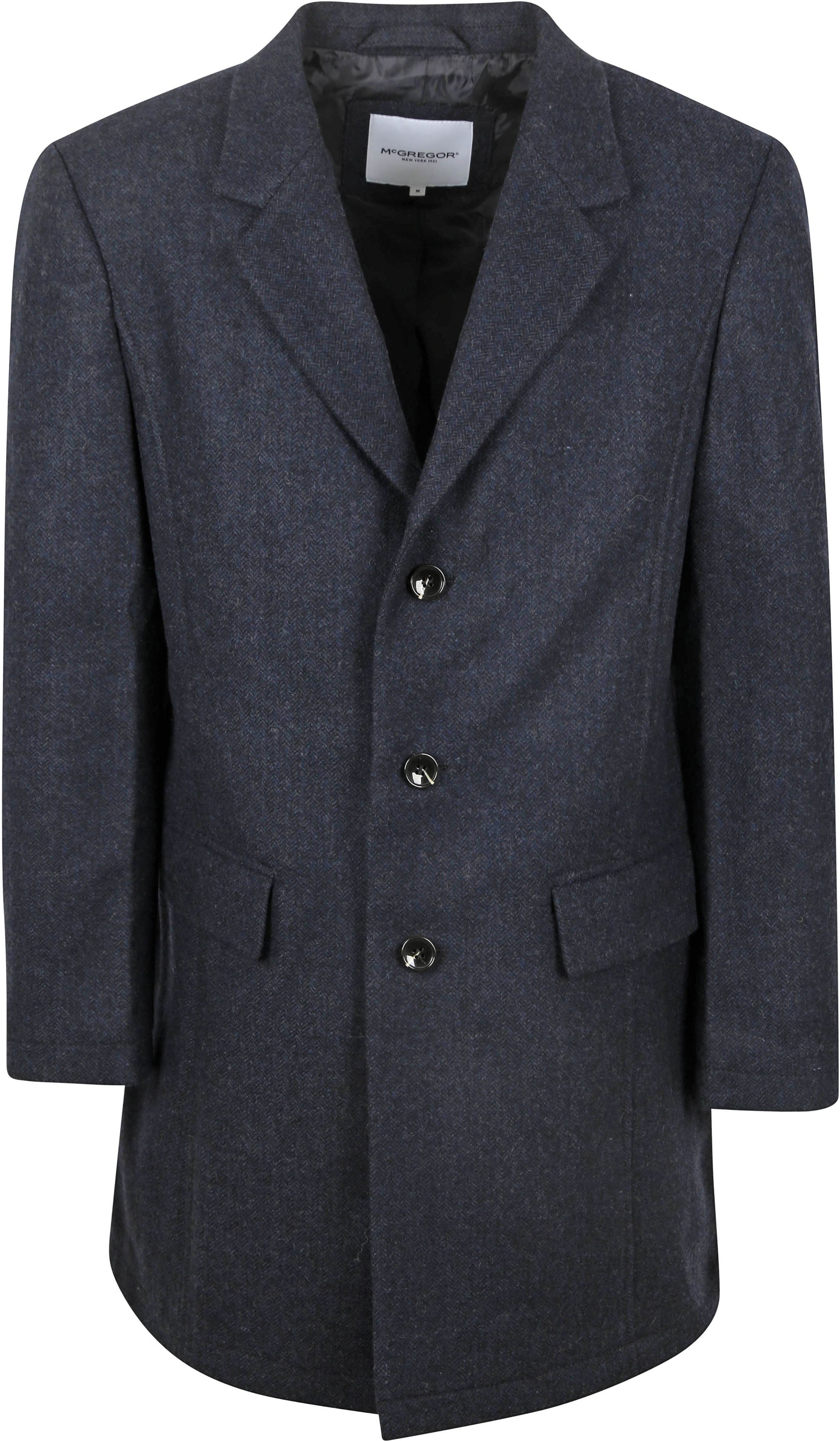 McGregor Coat Wool Herringbone Navy MM242.1004.04-2100 order online | Suitable