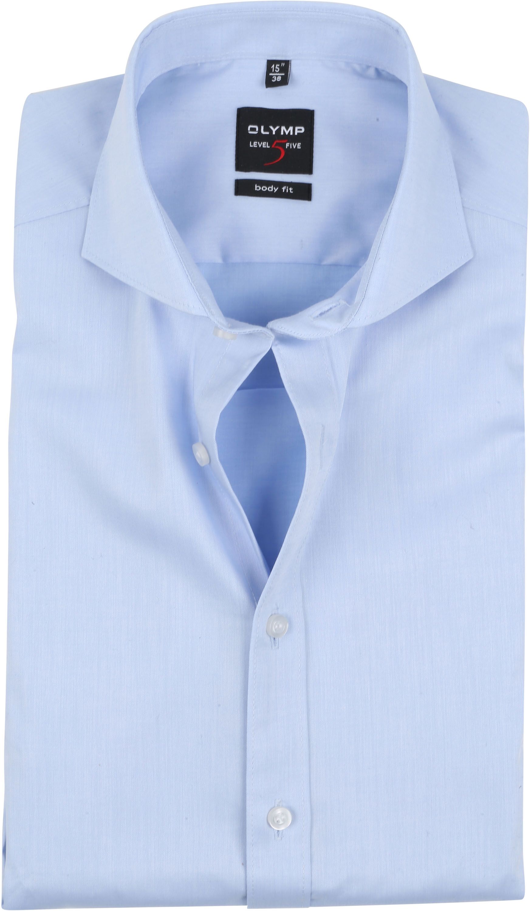 OLYMP Chemise Level 5 Clair Coupe Body Bleu clair Bleu taille 37