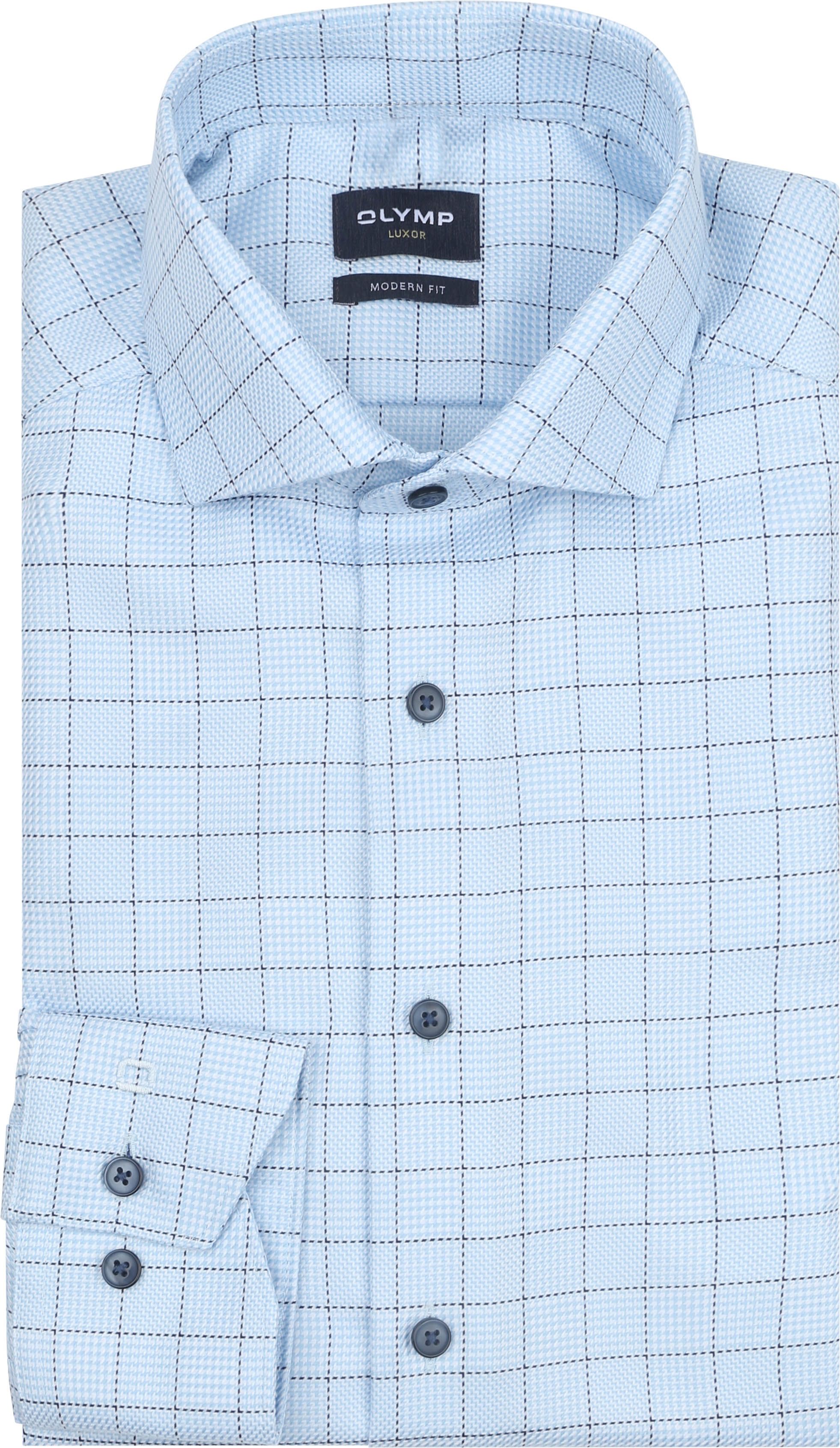 OLYMP Luxor Hemd Extra Long Sleeves Multicheck Blau 131889-11 kaufen | Suitable