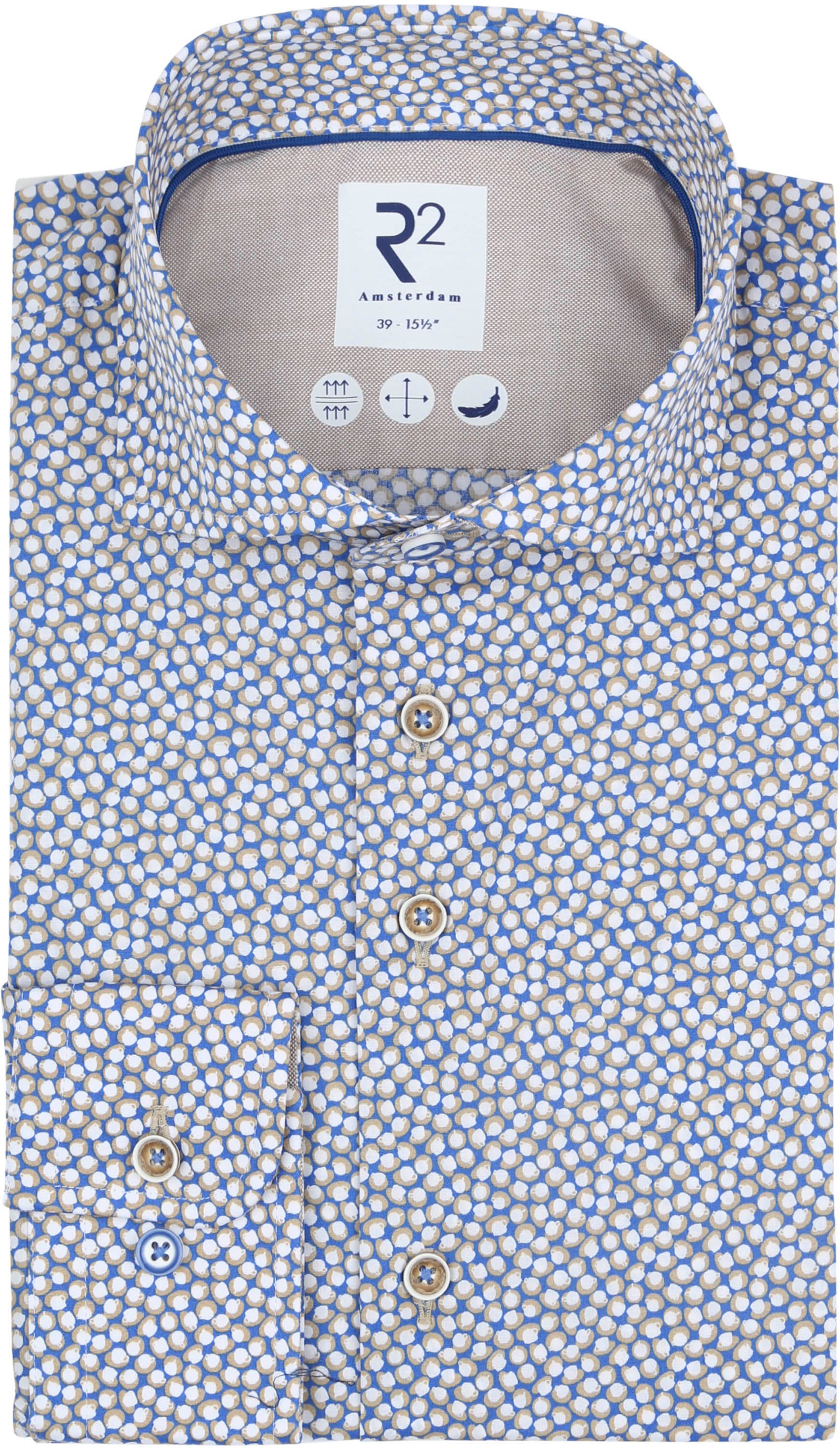 R2 Shirt Print Coffee Cups Blue order online | 120.WSP.032-012 | Suitable Spain