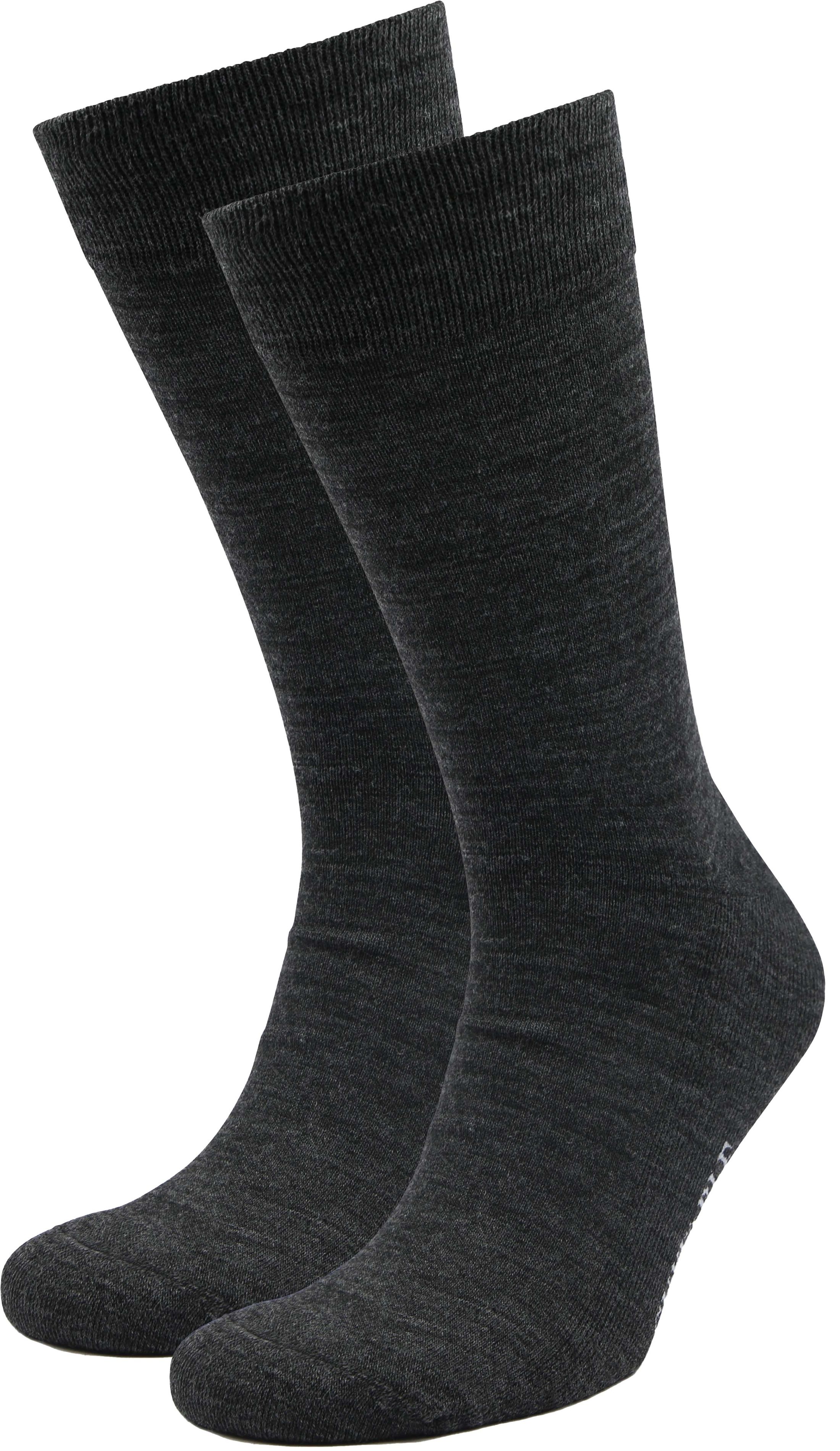 Suitable Merino Socks Anthracite 2-Pack Grey Dark Grey size 43-46 product
