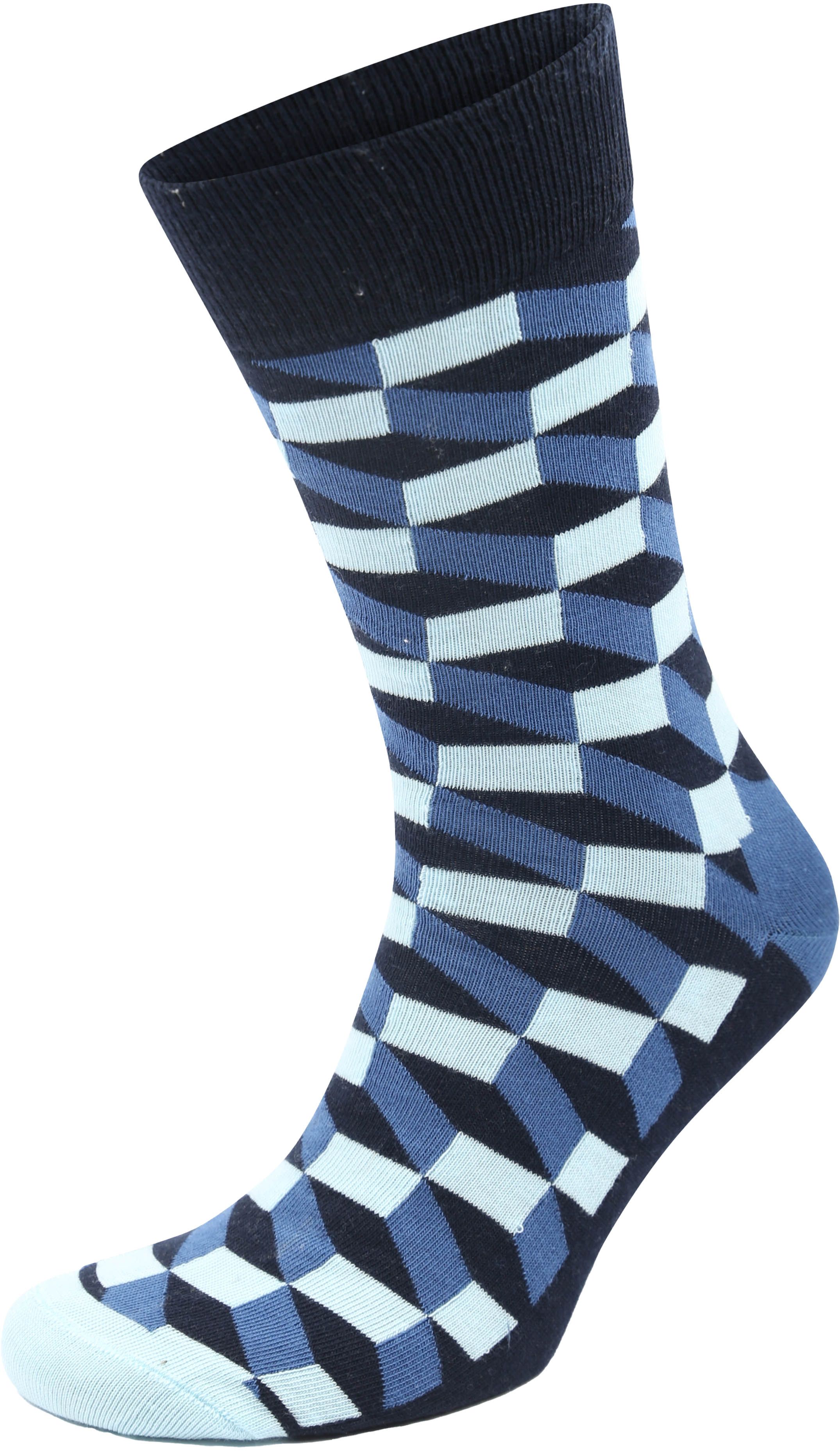 Happy Socks Socks Blue Blocks order online | FIO01-6050 | Suitable Spain