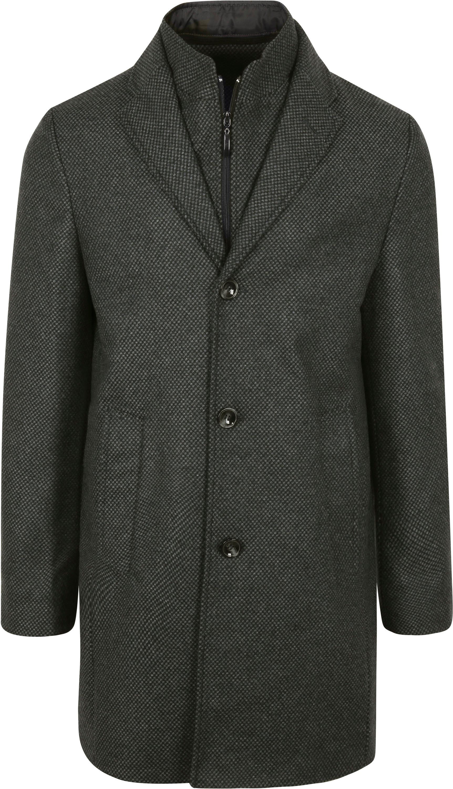 Suitable K150 Coat Plaid Dark Dark Green Green size 38-R