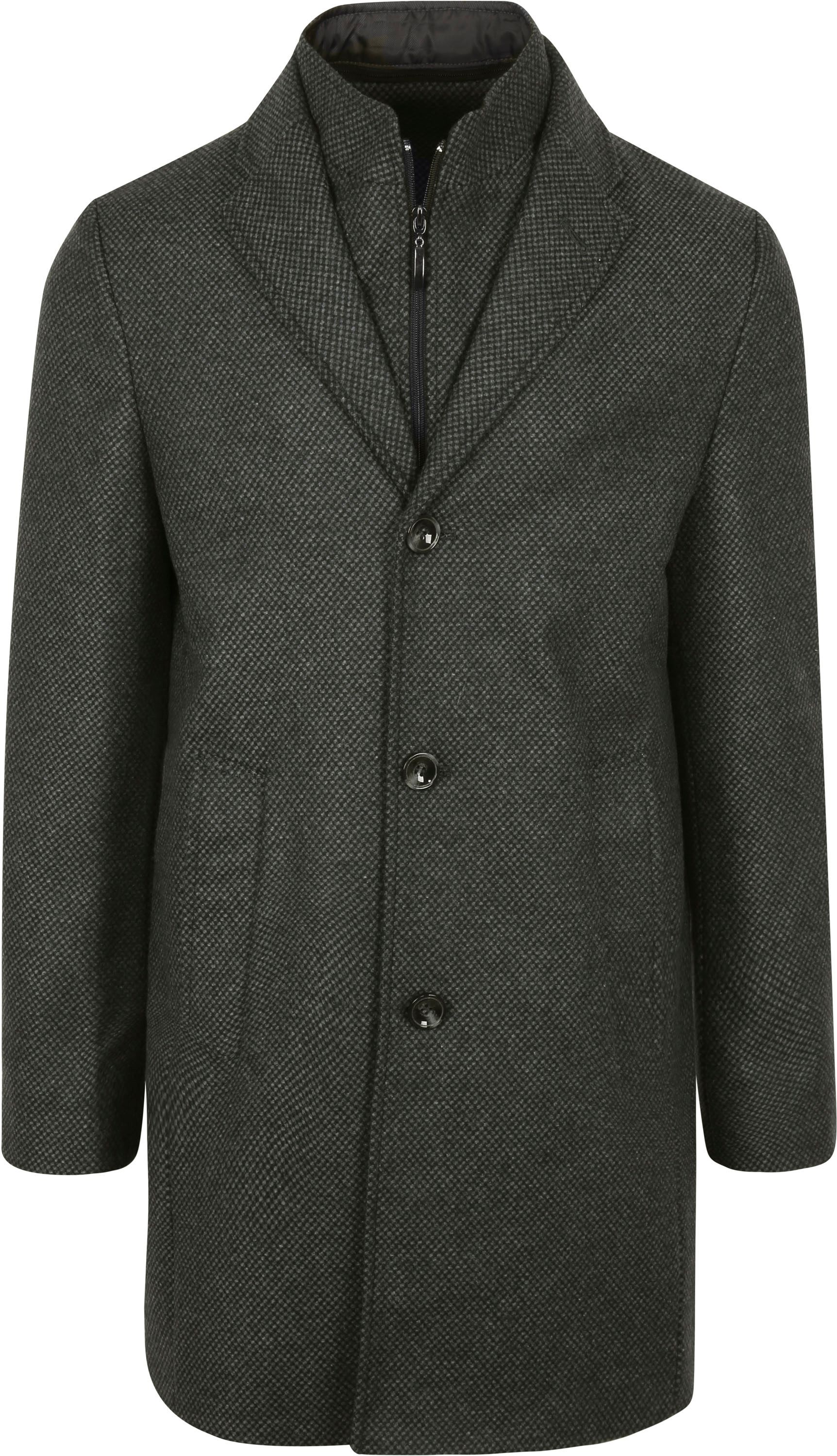 Suitable K150 Mantel Wool Blend kariert Dunkelgrün 1-46-065 kl 450 kaufen | Suitable