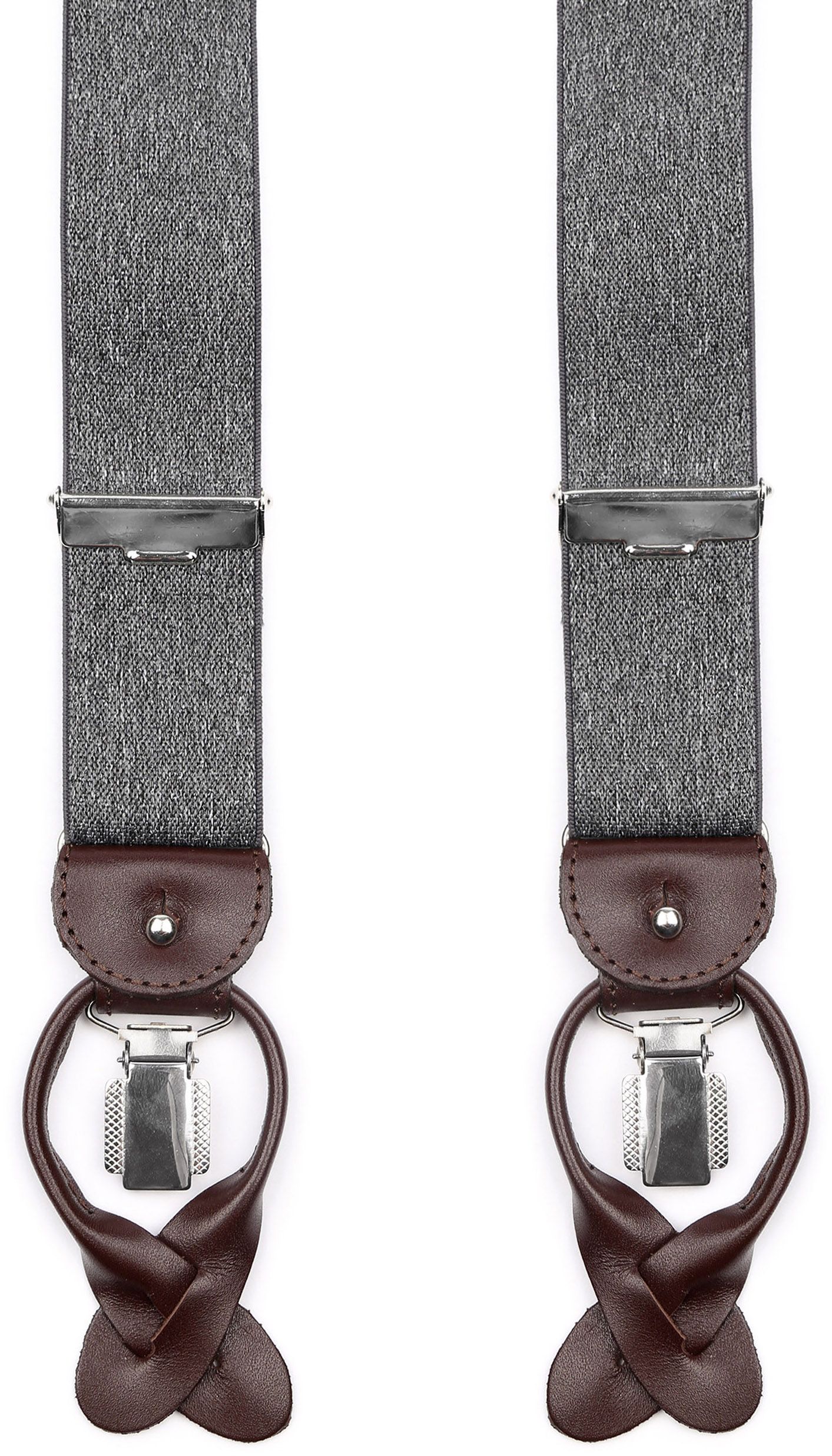 Profuomo Suspenders Anthracite Melange PP1L00001G order online | Suitable