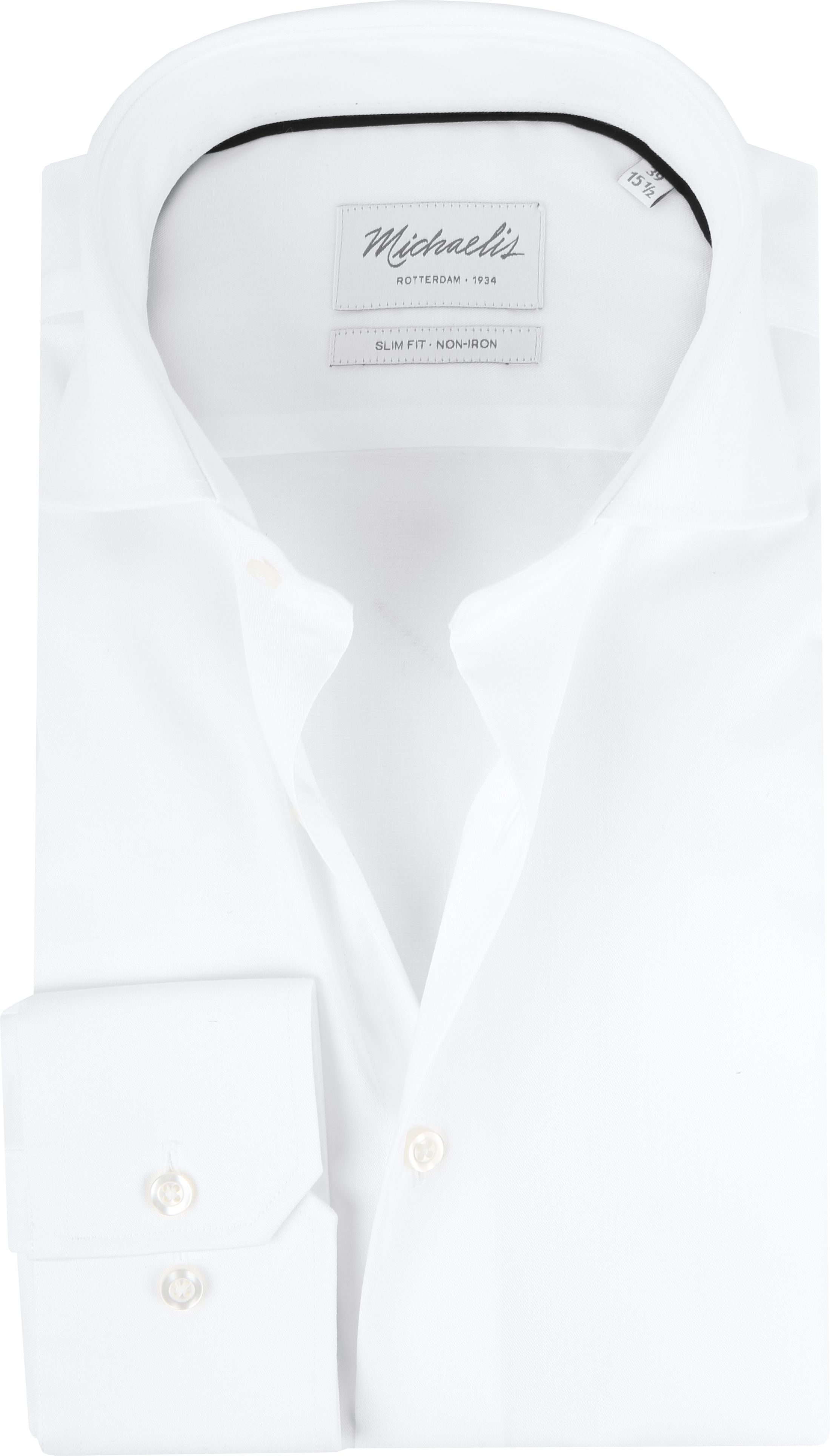 Michaelis Skinny Shirt White size 17 1/2