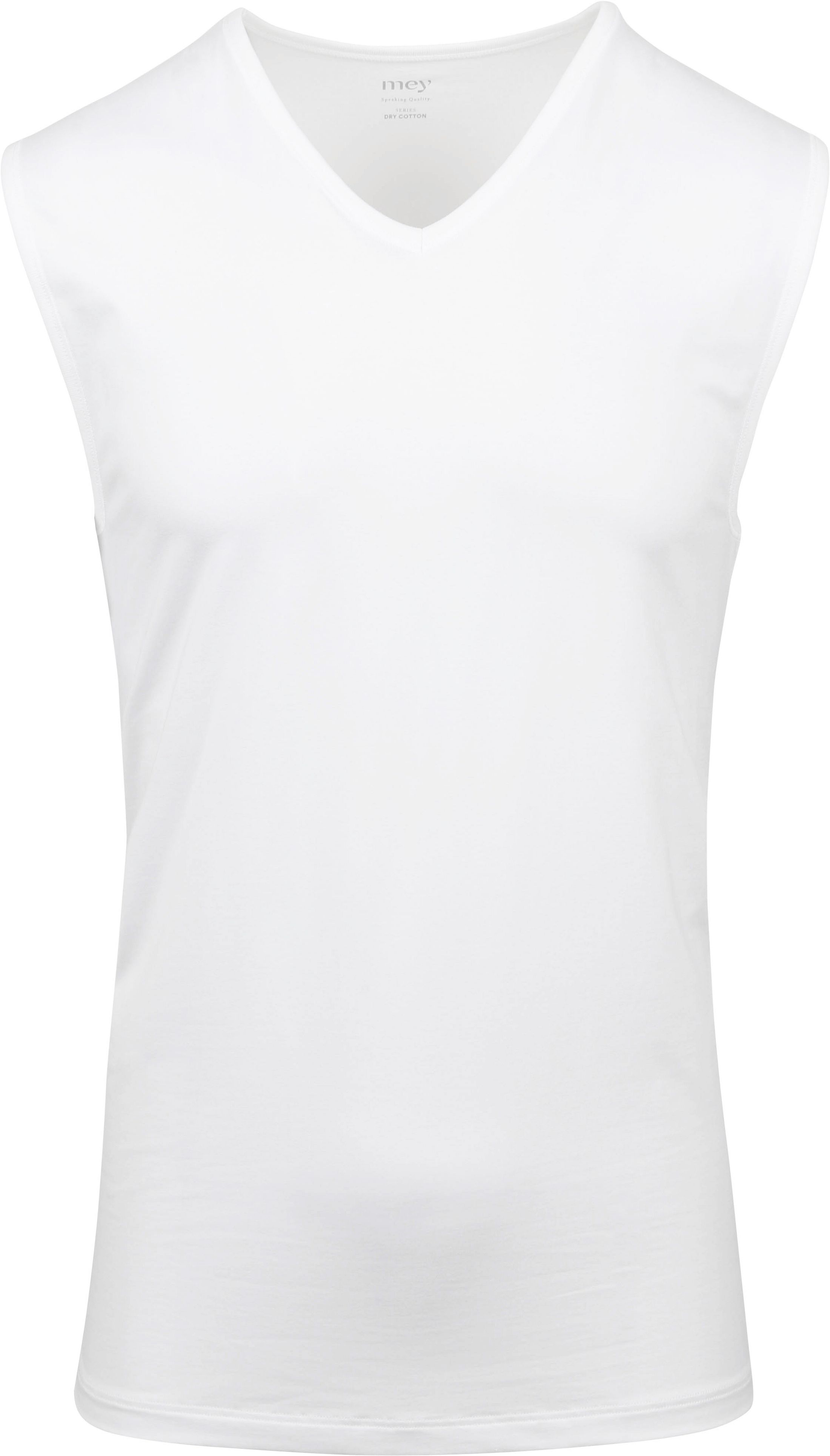 Mey V-neck Dry Cotton Muscle Singlet White 46037 order online | Suitable