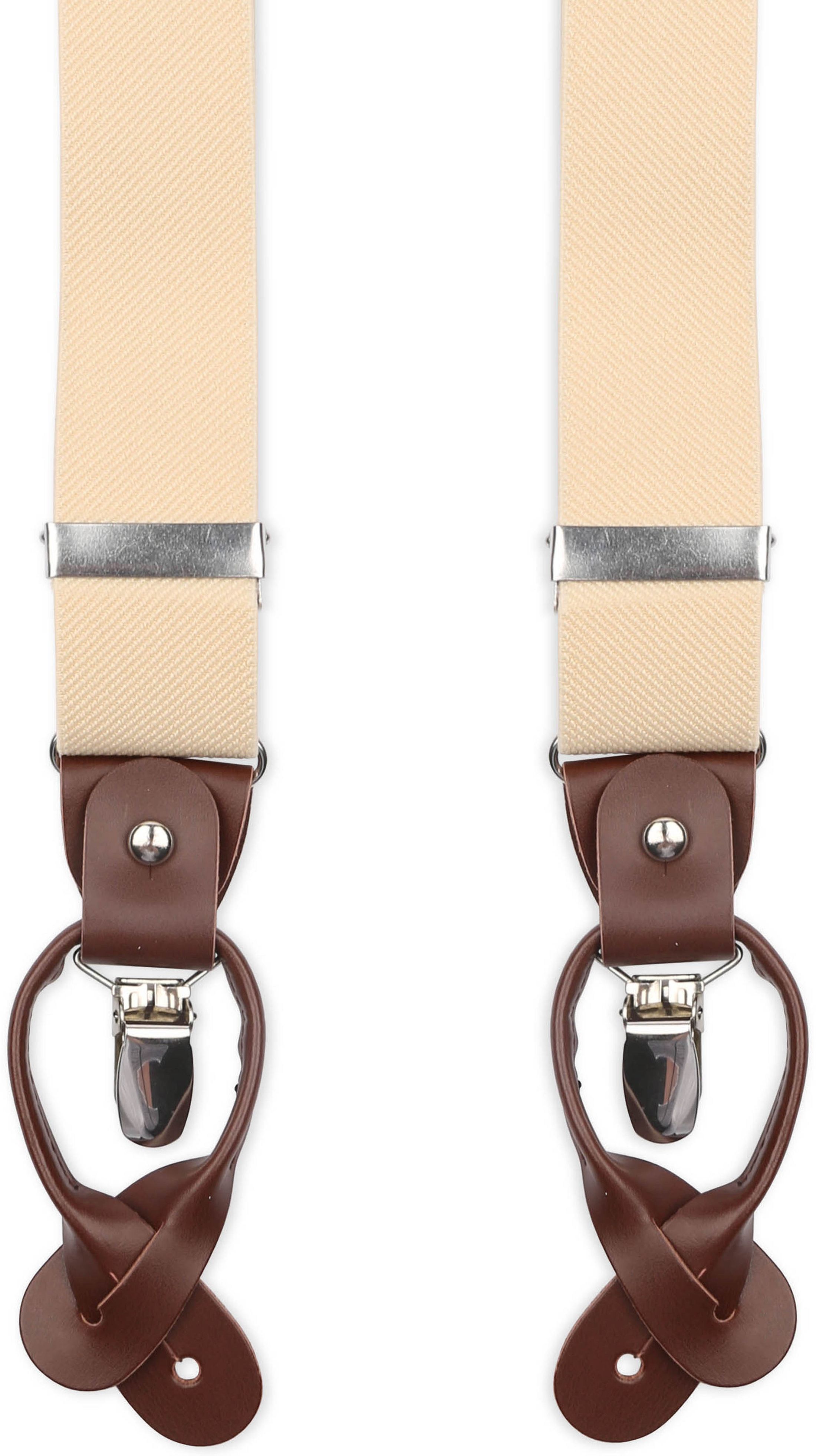 Suitable Luxe Suspenders Ecru SUS-Y-LUX-3,5 cm creme 6025 order online | Suitable