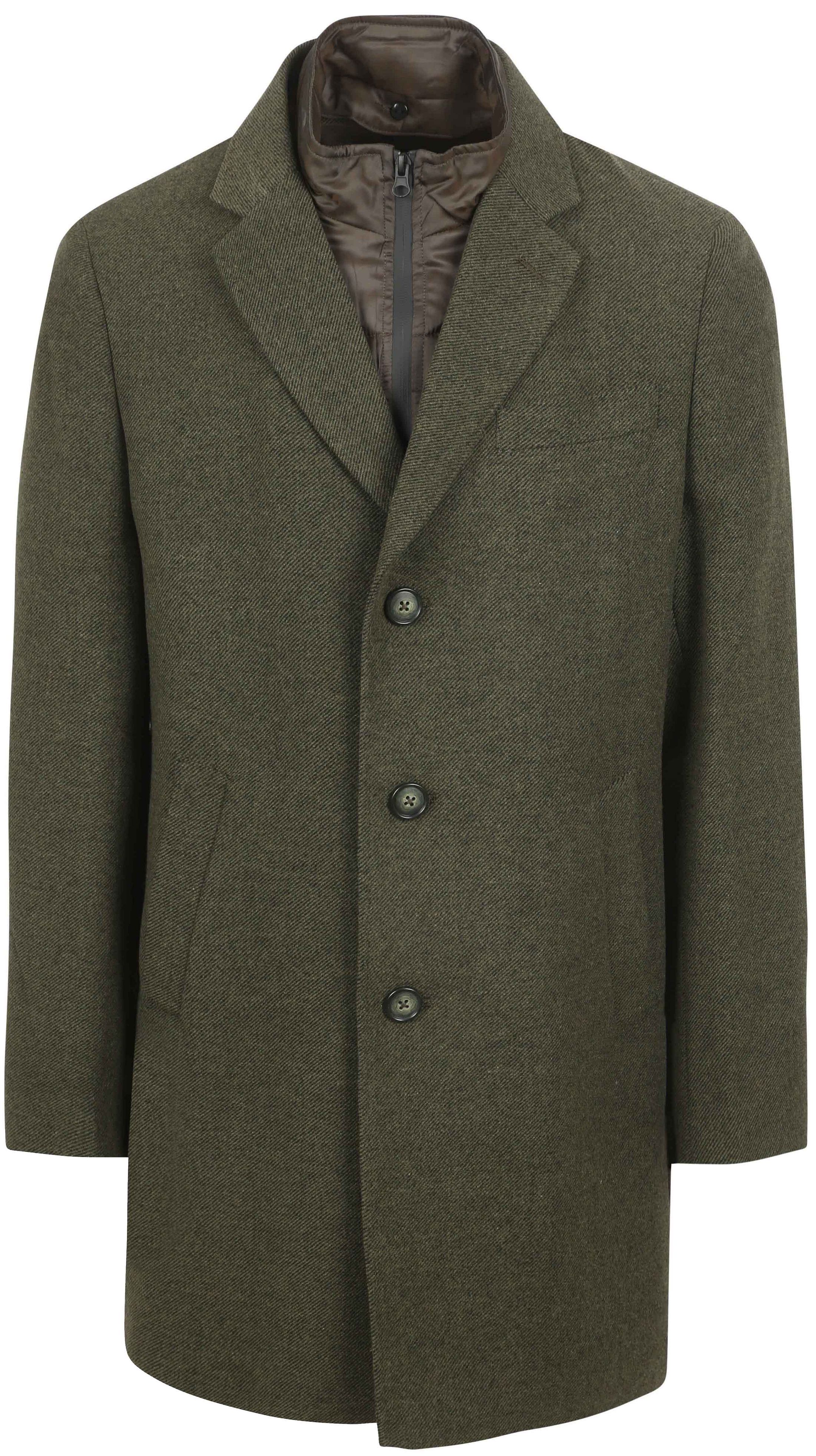 Suitable Coat Wool Twill Dark Green JA-WOLCOAT-STBL-24.04 order online | Suitable