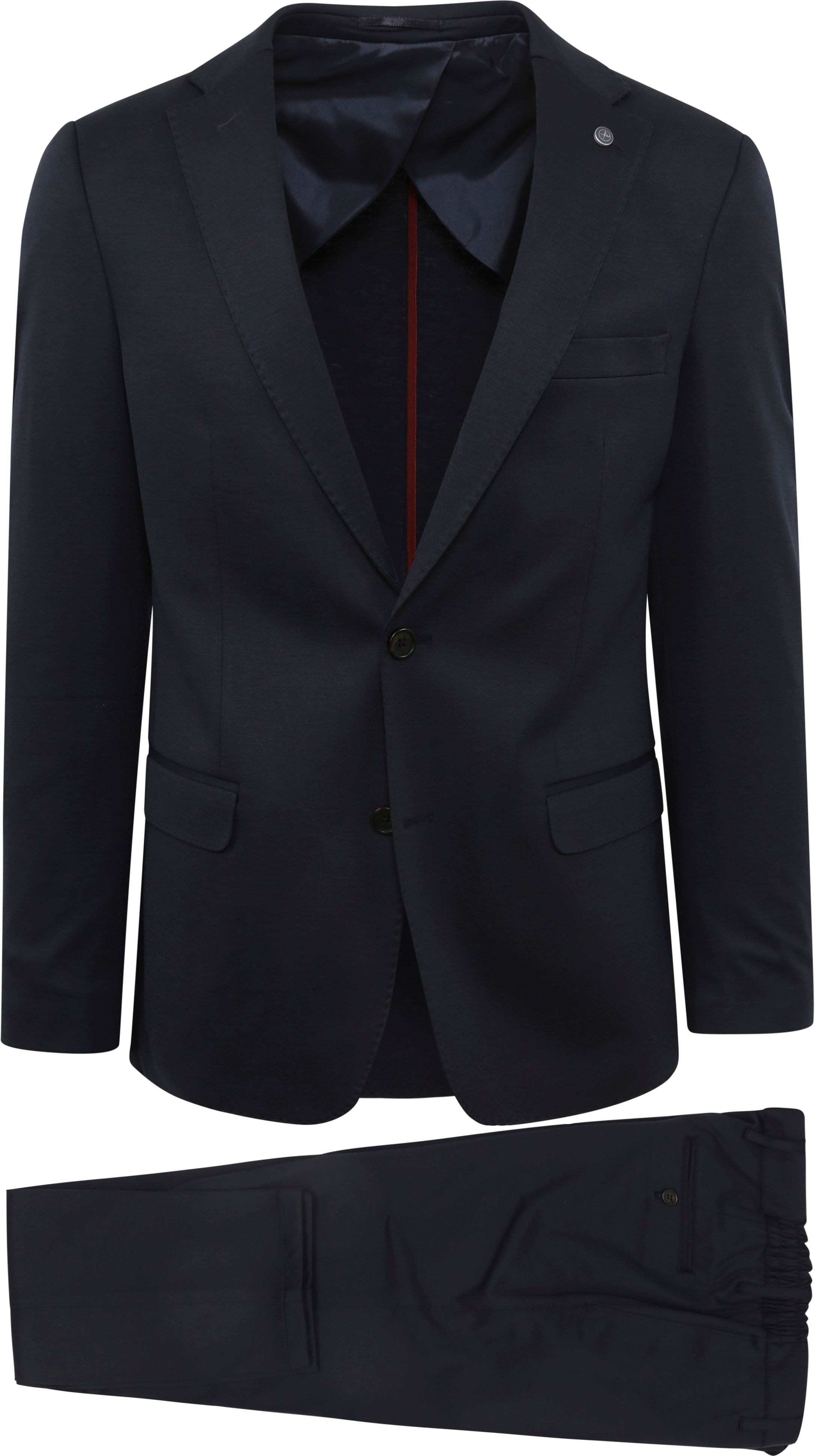 Suitable Suit Albatros Melange Dark Dark Blue Blue size 44-R product