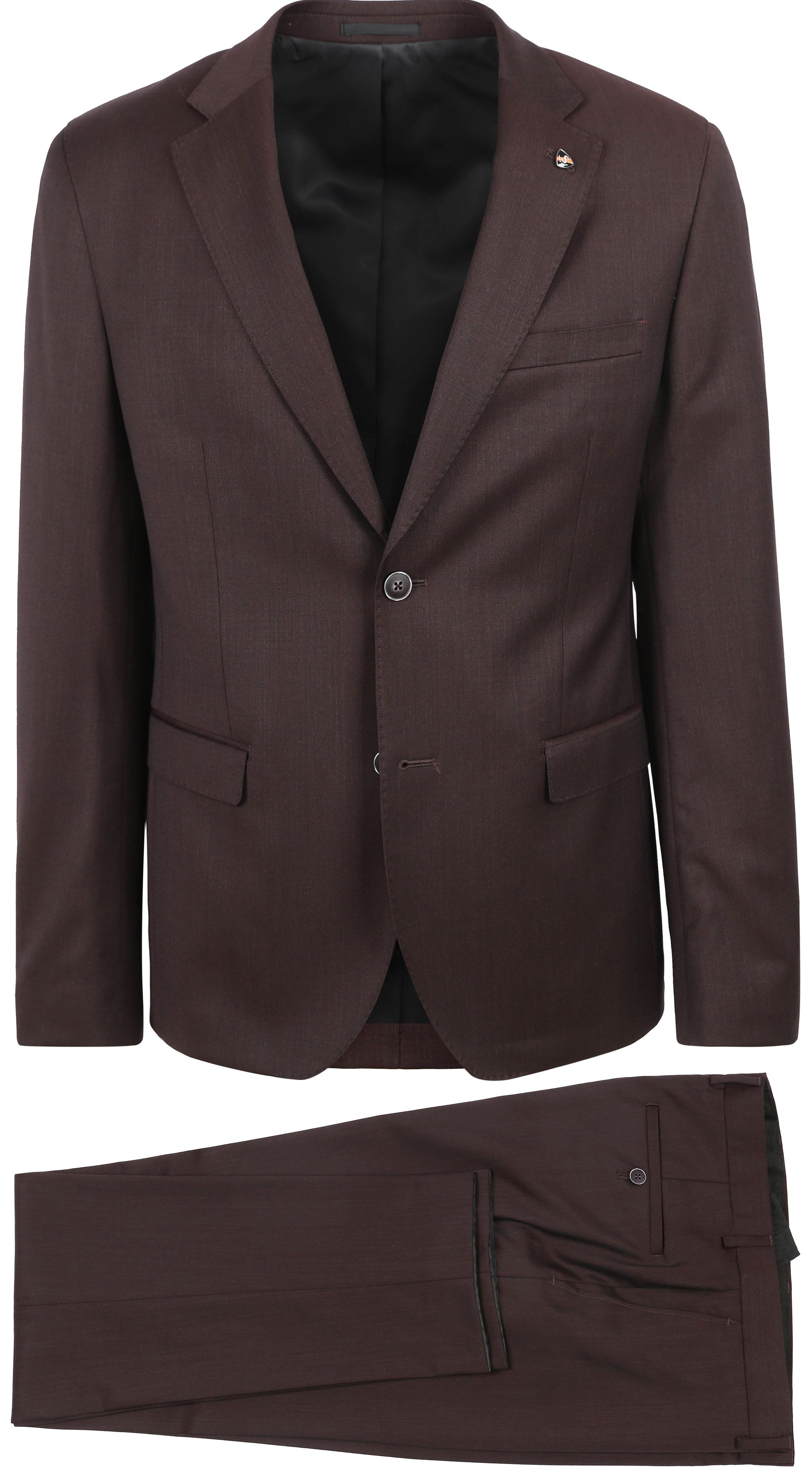 Suitable Slim-Fit Herrenanzug Bordeaux SPE233028VI51ST-870 kaufen | Suitable