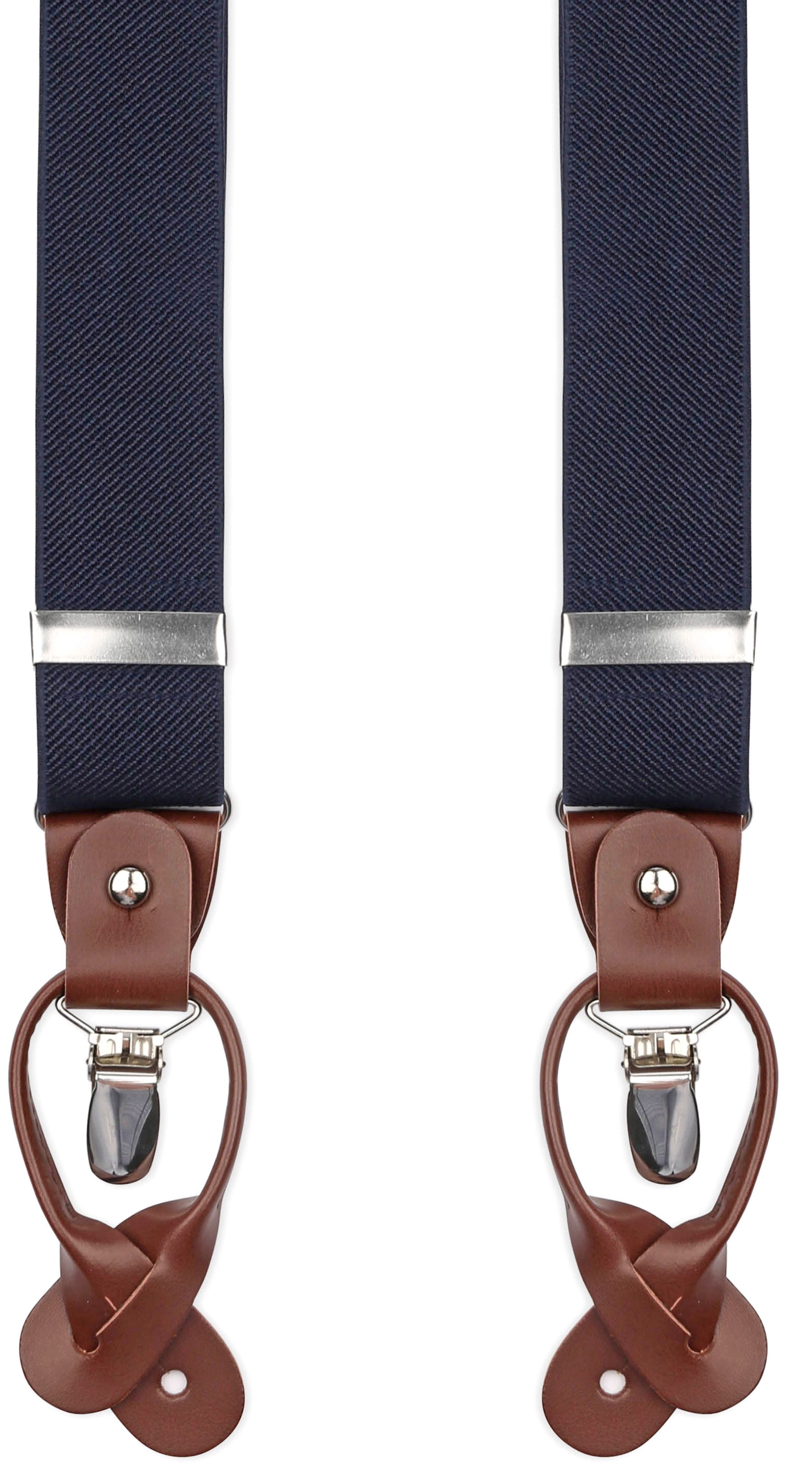 Suitable Luxe Bretels Navy SUS-Y-LUX-3,5 cm navy kl 6031 kopen | Suitable