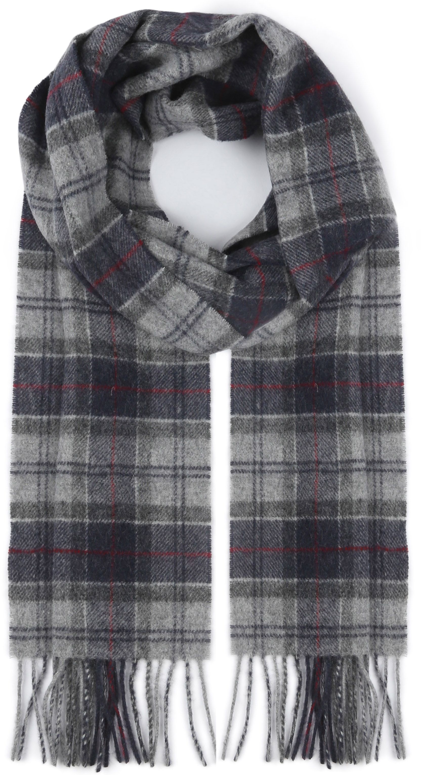 BarbourScarfs Tartan Lambswool Grey USC0001 TN27 order online Suitable