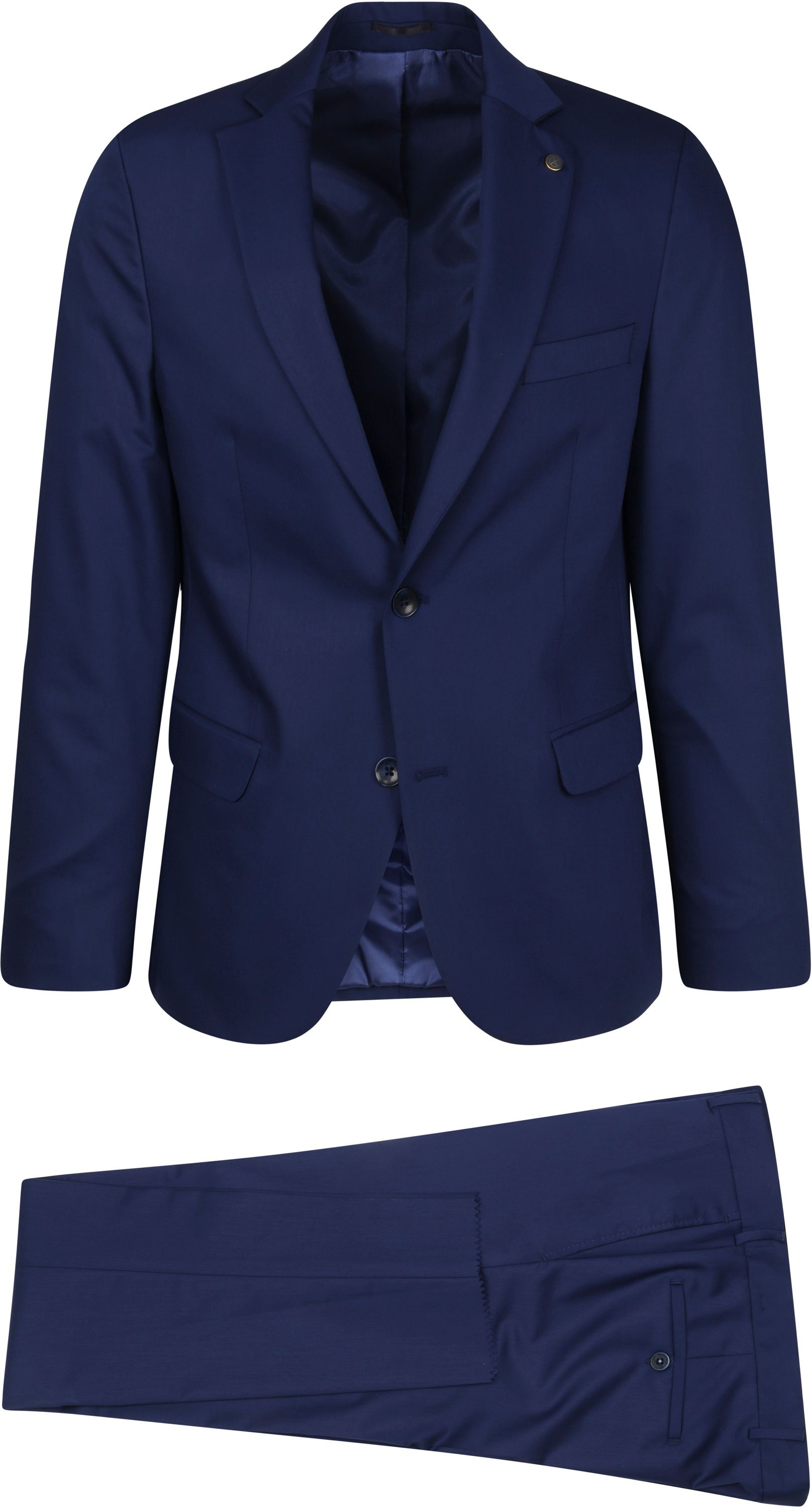Suitable Suit Royal Dark Blue Blue size 38-R