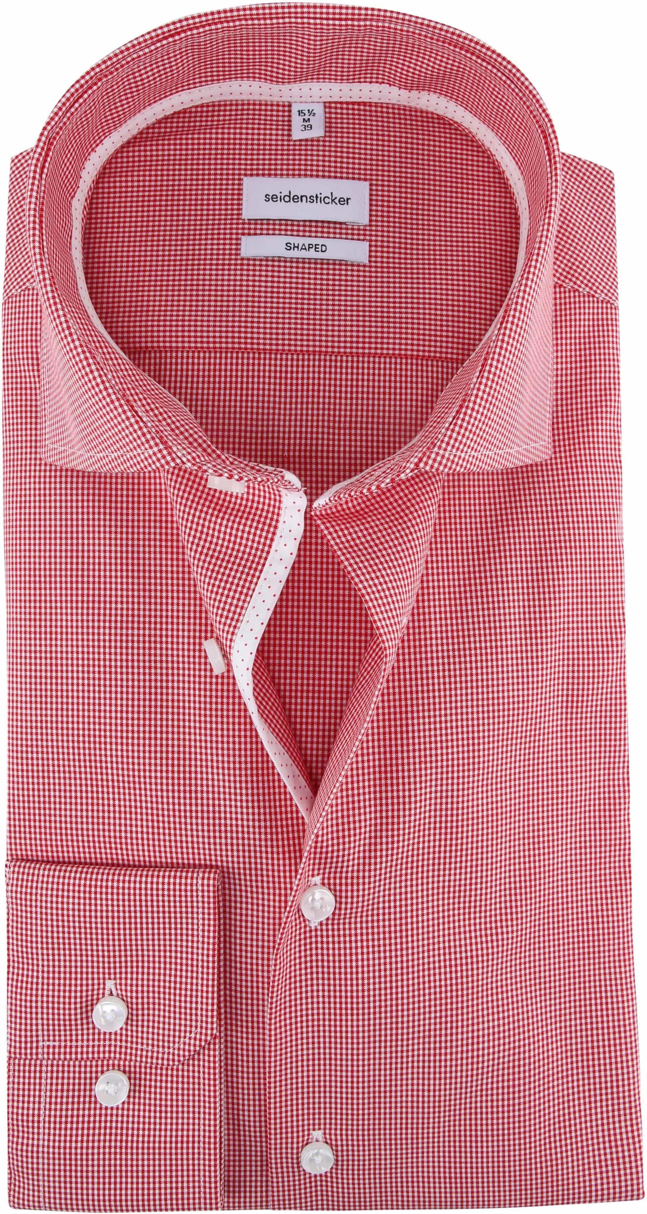 Seidensticker Shirt Checkered Red size 15