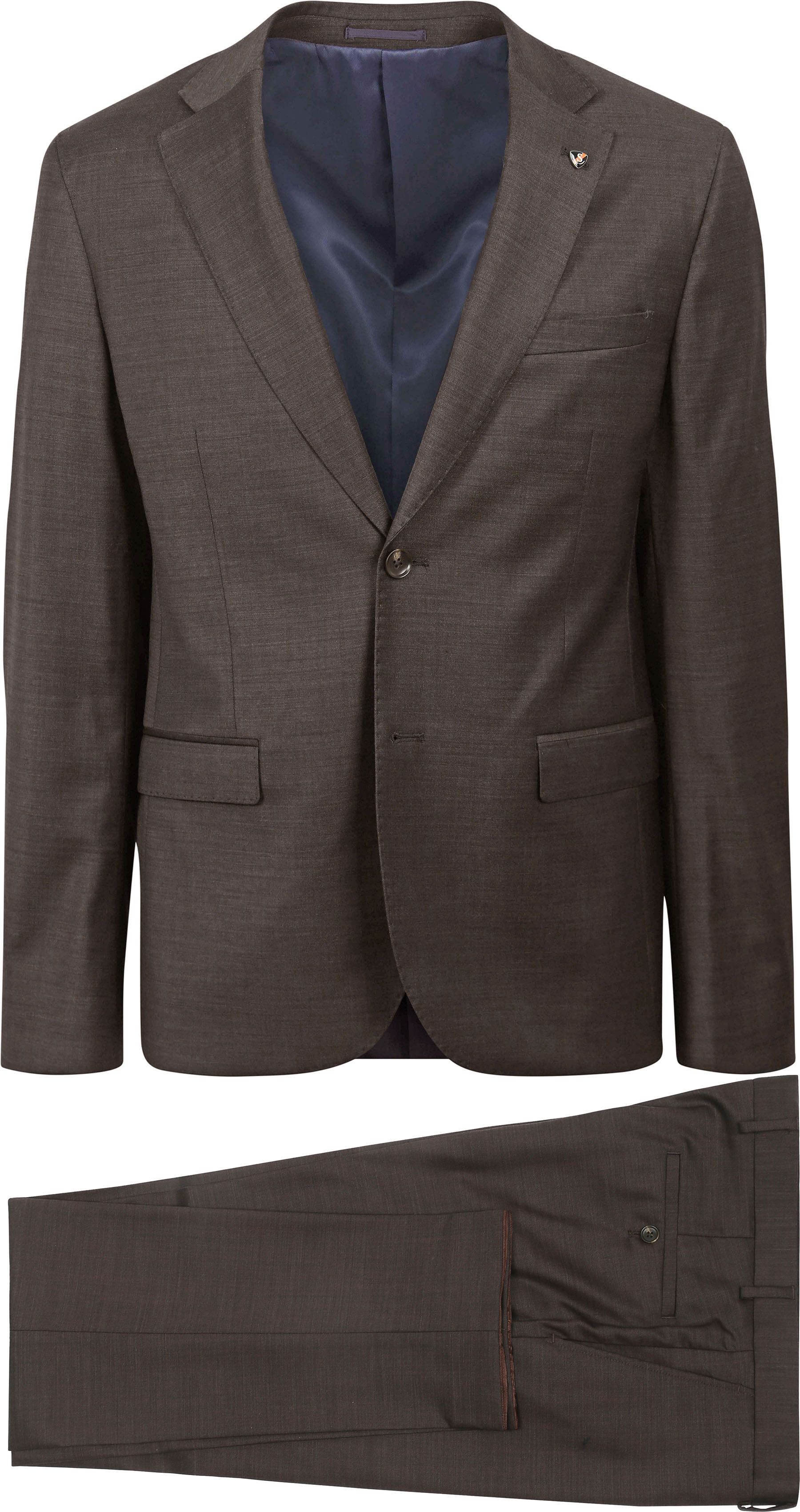 Suitable Suit Strato Wool Brown SPE233028TO12ST-840 order online | Suitable