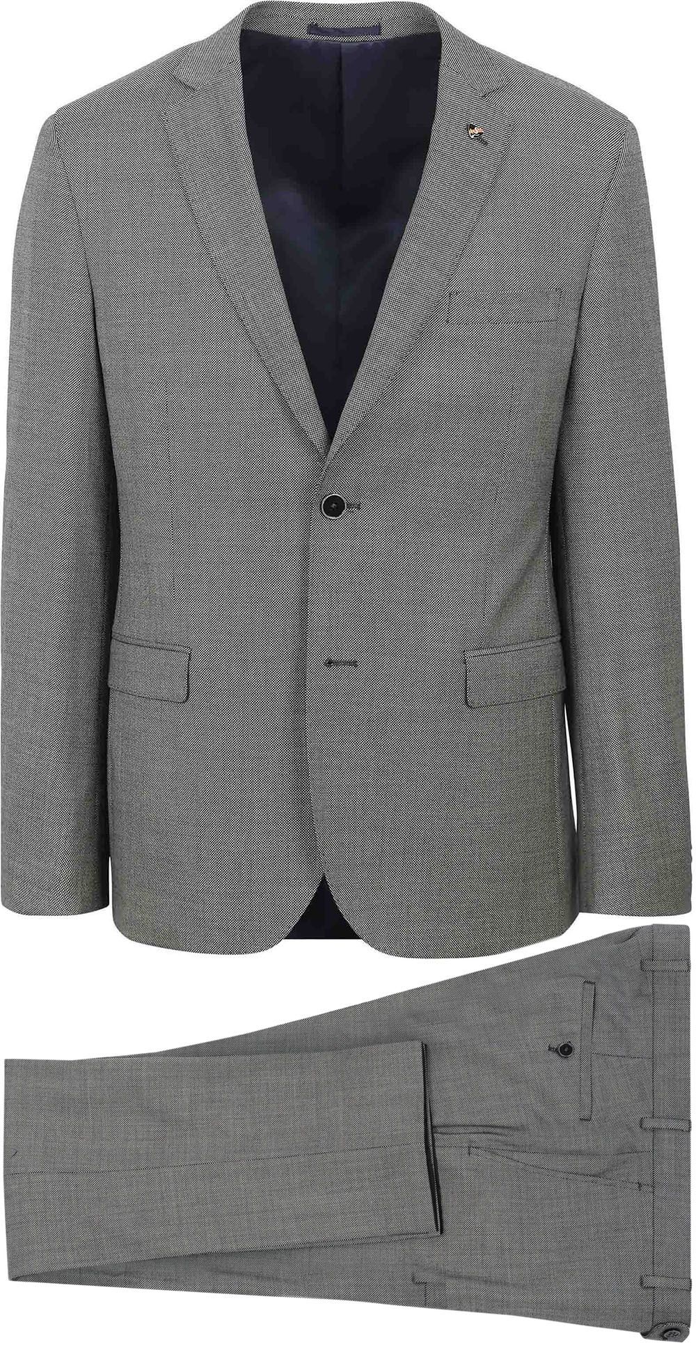 Suitable Suit Lucius Birdseye Wool Grey SPE233027LY13ST-940 order online | Suitable
