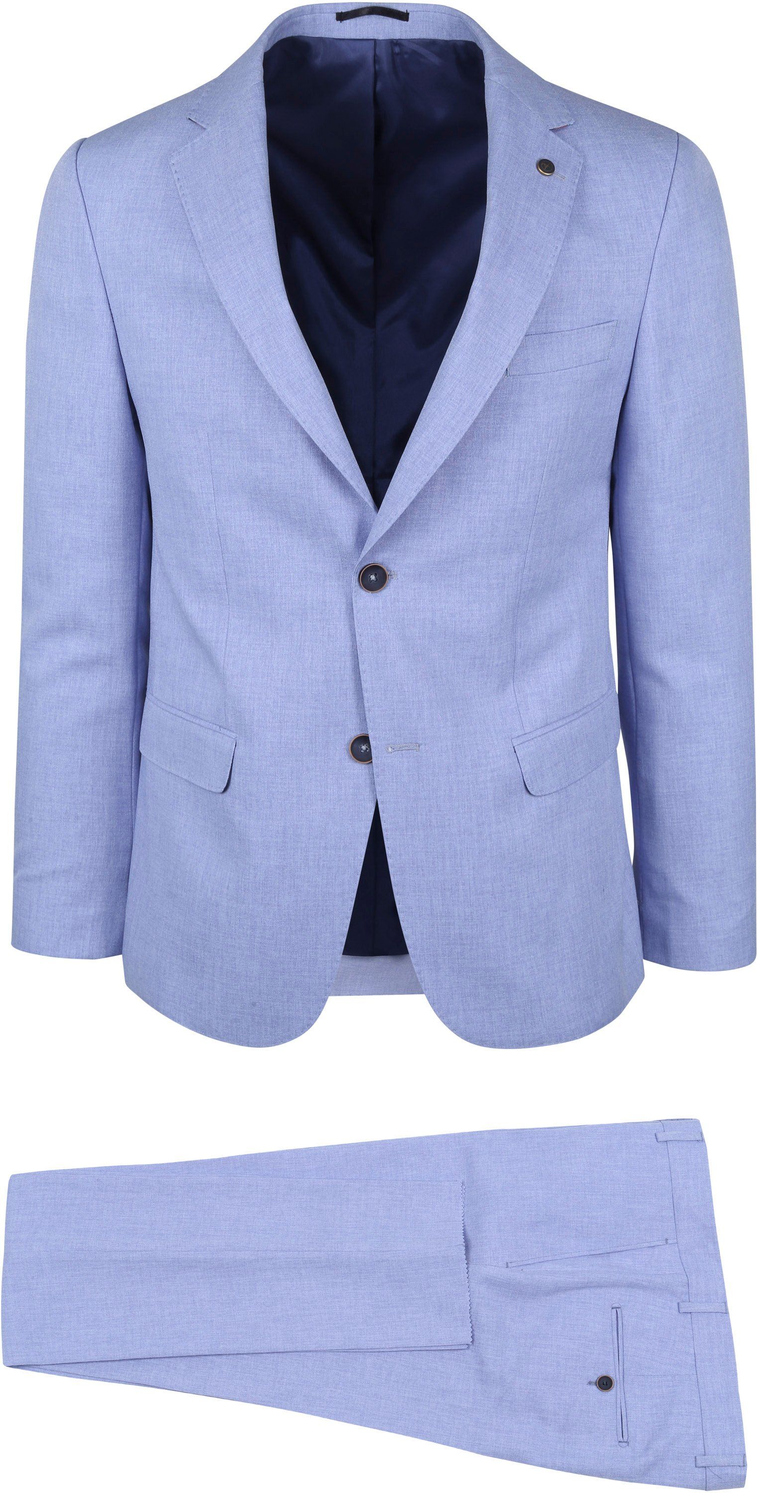 Suitable Suit Light Light blue Blue size 36-R