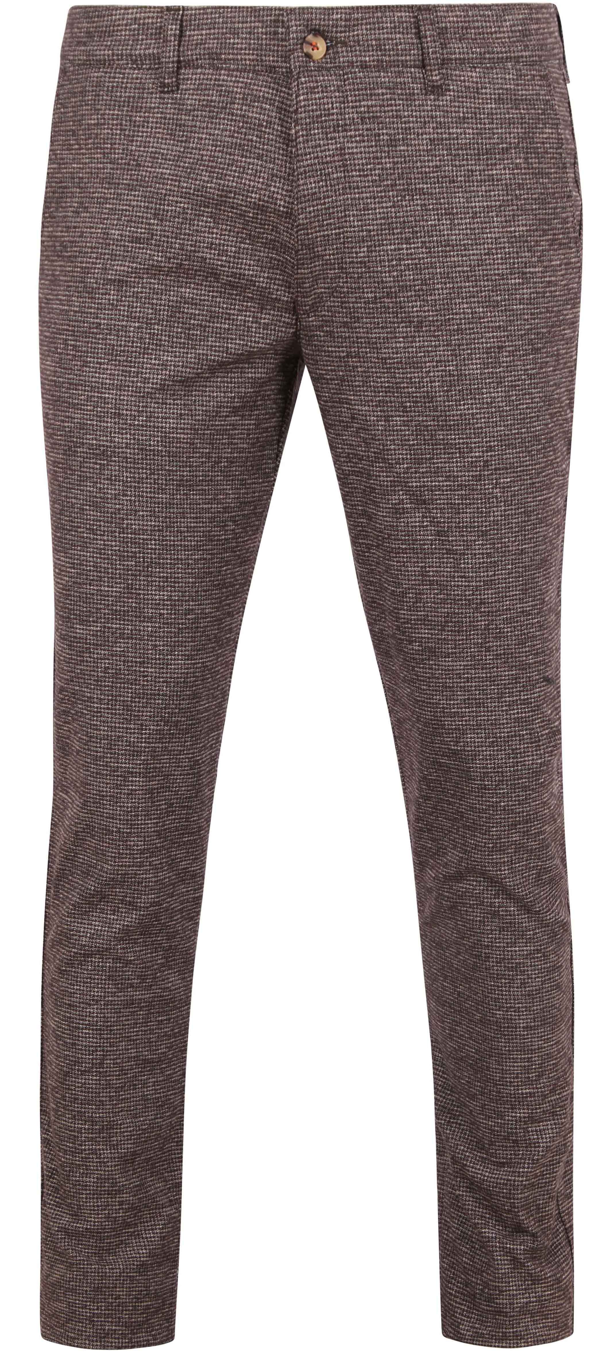 Suitable Chino Pico Ruiten Bruin 1-39-022 kl 530 brown check kopen | Suitable
