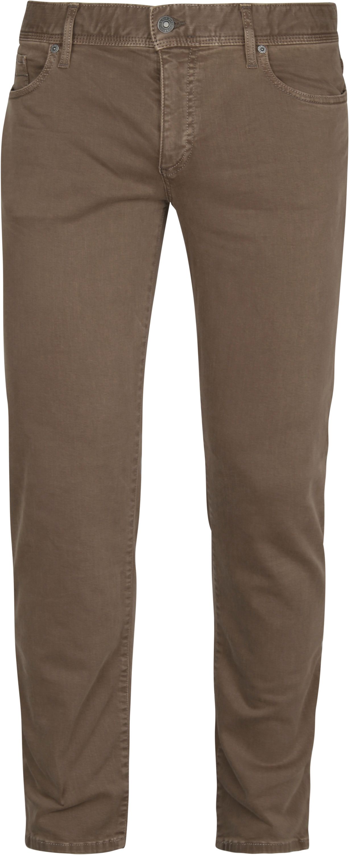 Alberto Pipe Pants Brown 57371383-685-685 order online | Suitable