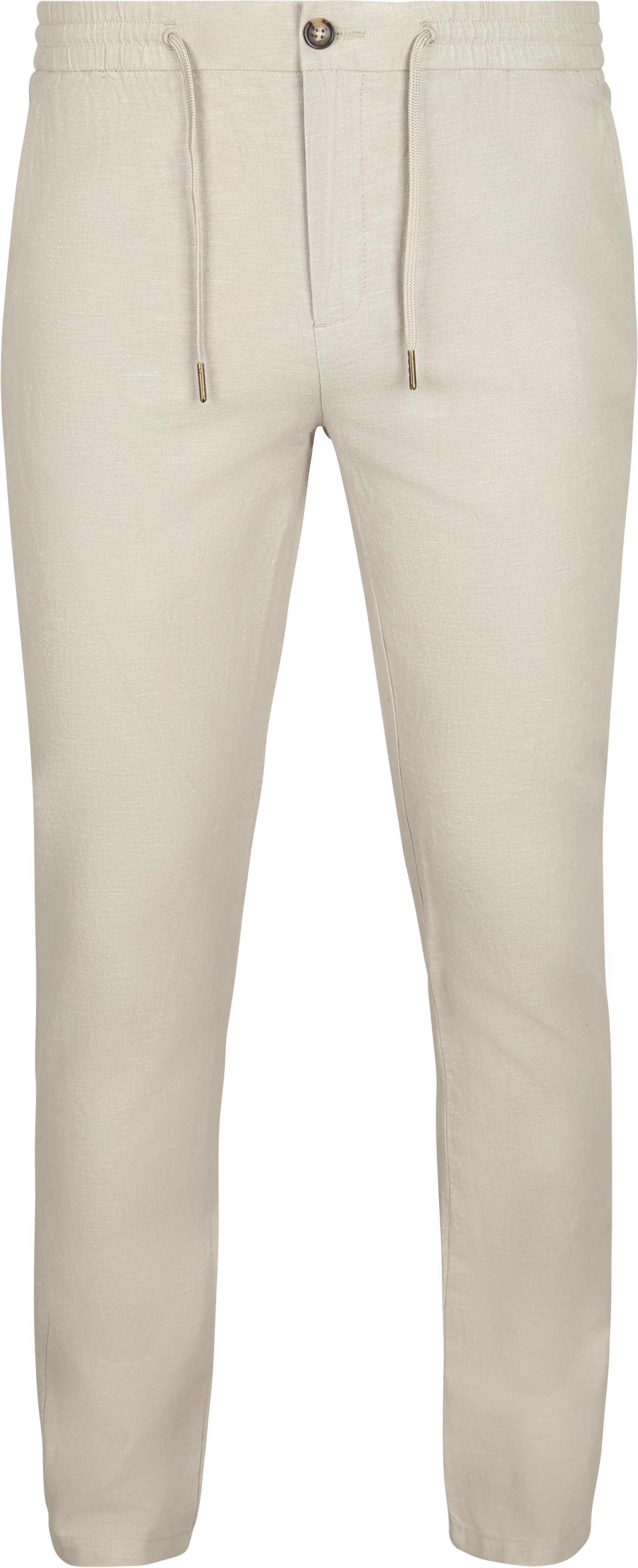 Scotch and Soda Chino Warren Linnen Greige 179979-050 kopen | Suitable
