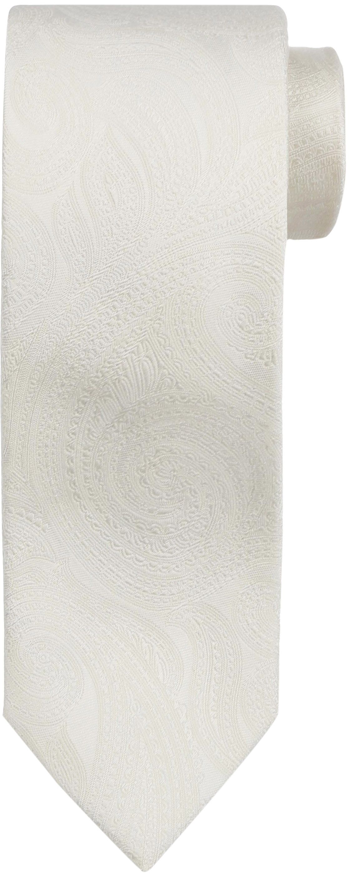 Suitable Wedding Tie Silk Stripe Paisley Off White order online | TI25-03 | Suitable Lithuania