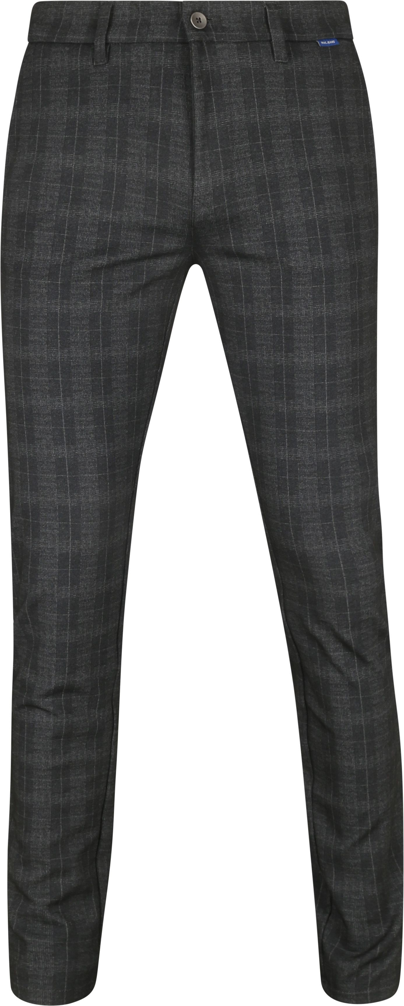 Mac Chino Griffin Checks Anthracite 0767661791-084K order online | Suitable
